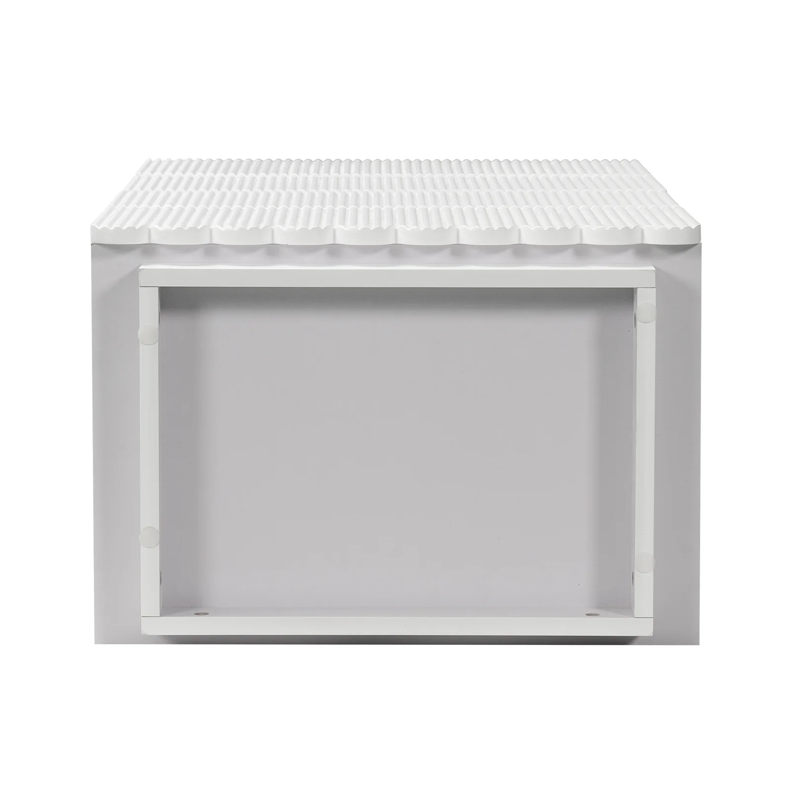 Nasrin 60cm Tallboy Dresser with Drawers in White - Image 9