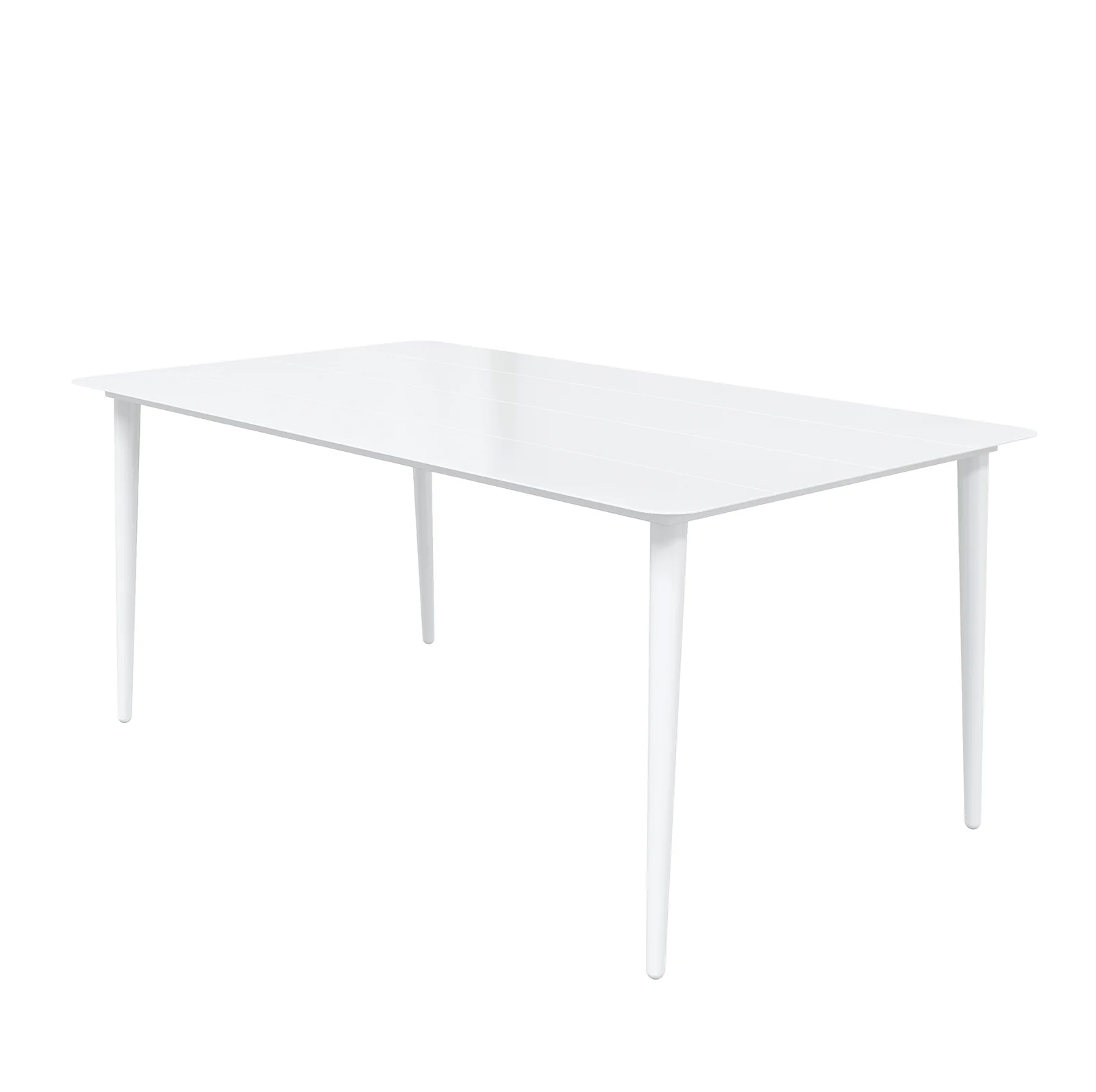 Navarre 6 Seater Aluminium Outdoor Dining Set in Natural - Image 9
