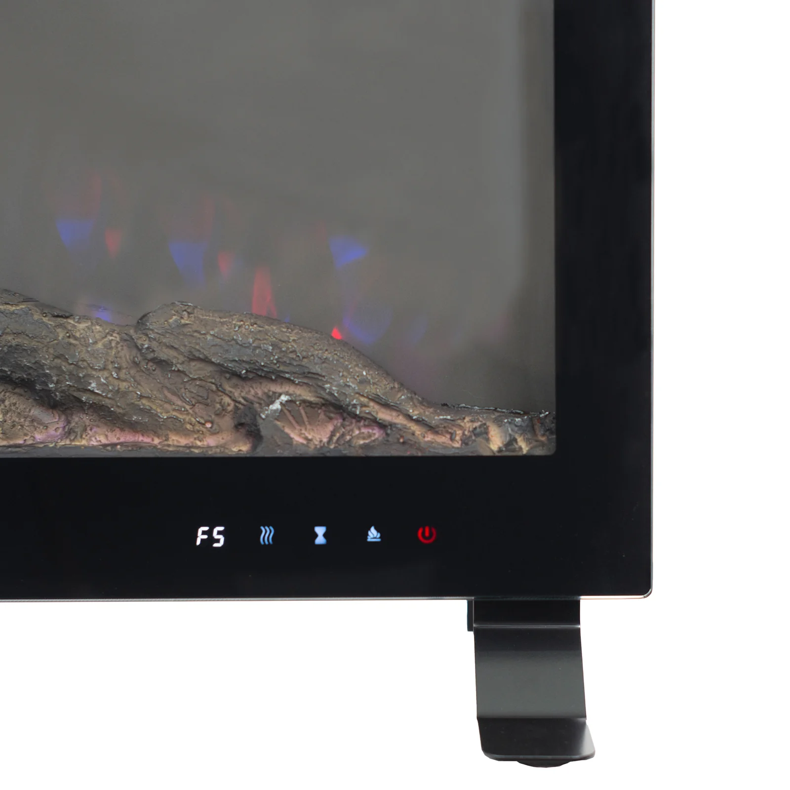 Nebraska 1500W Wall Mounted LED Electric Fireplace in Black - Image 7