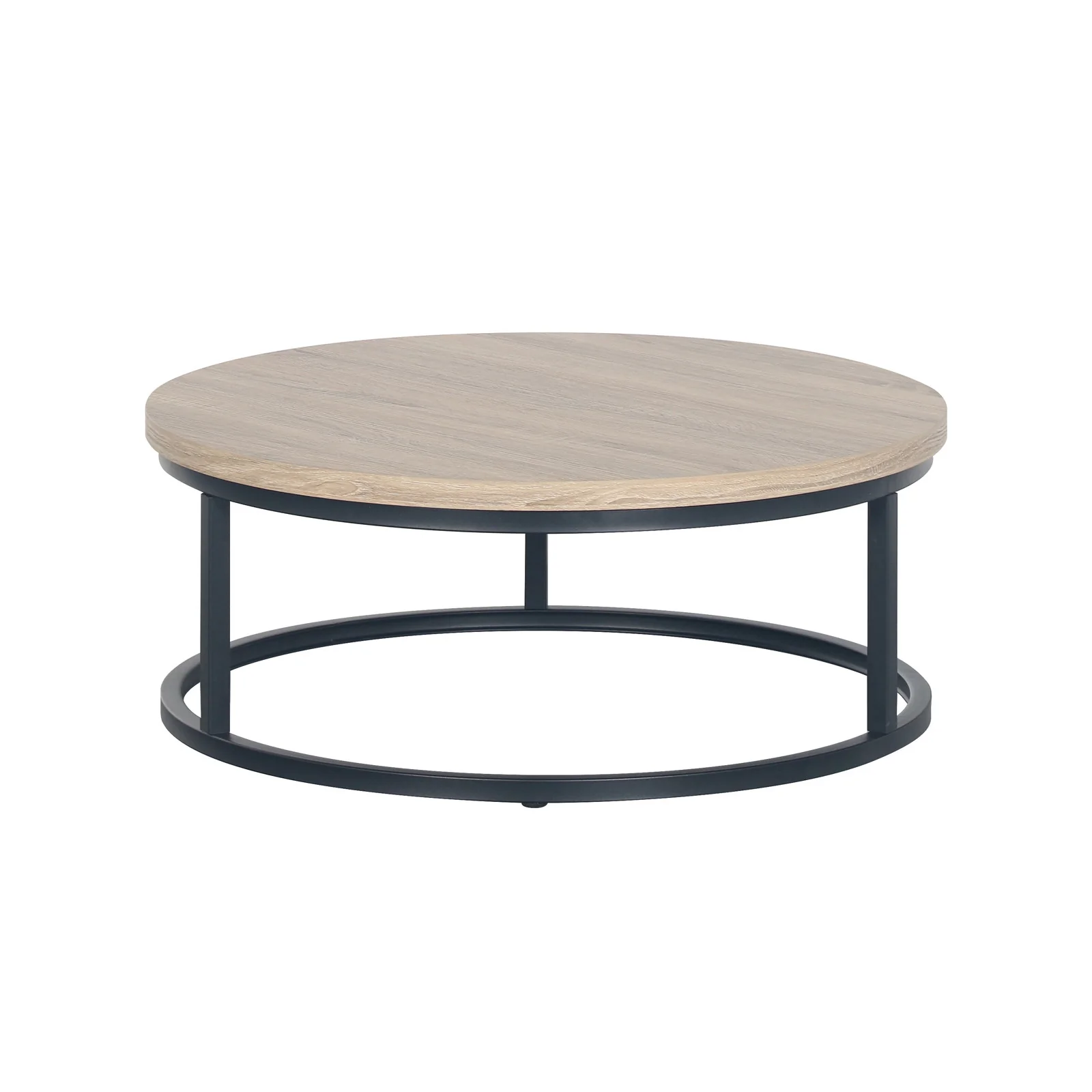 Nevada Round Nesting Coffee Table Set in Natural - Image 8