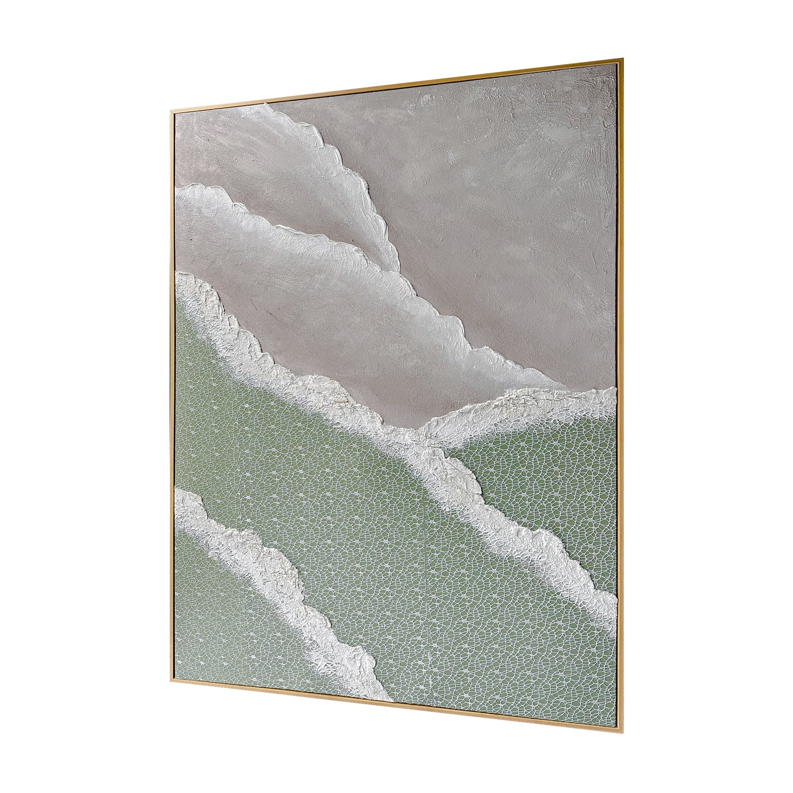 Nolan 100x150cm Framed Textured Canvas 3D Wall Art - Image 9