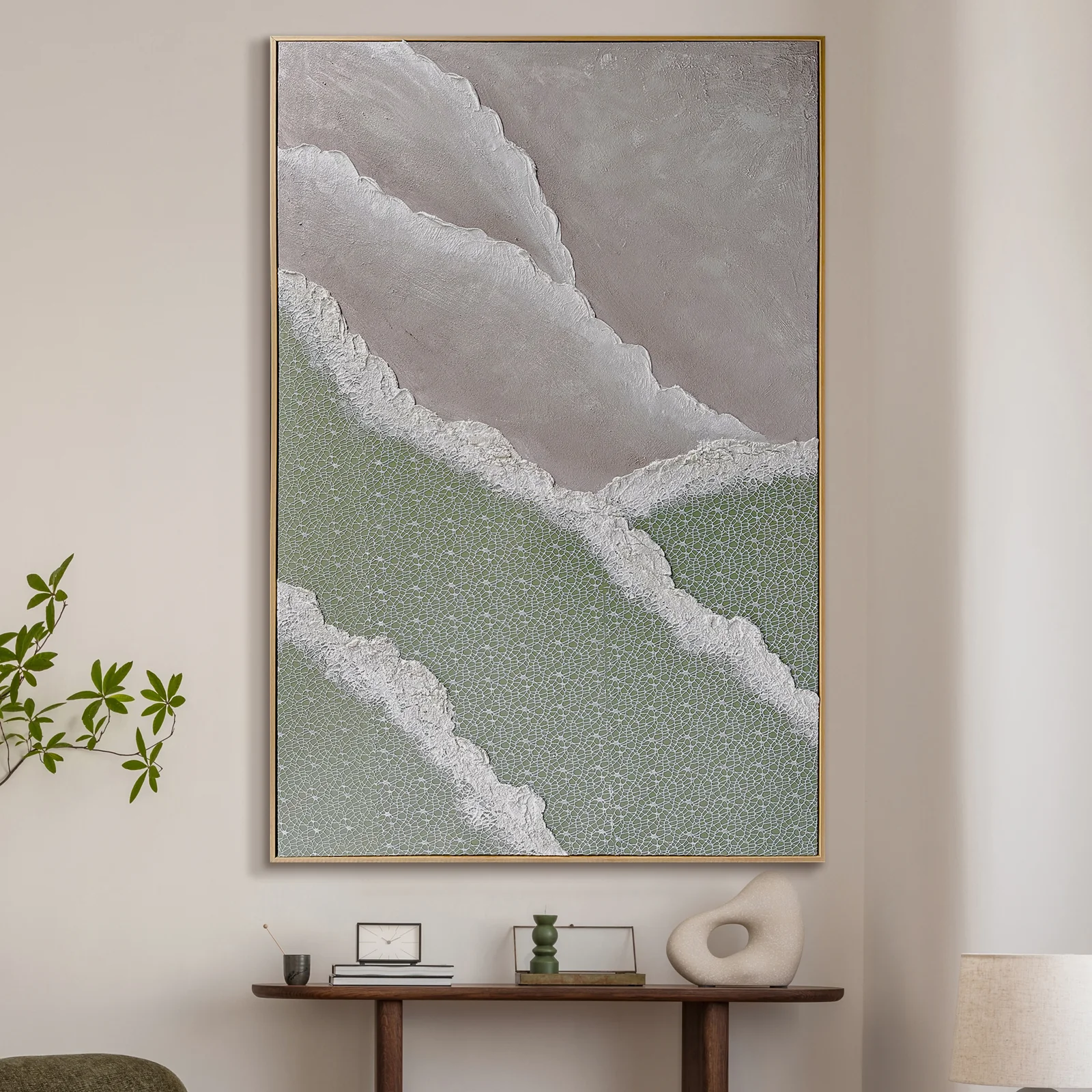 Nolan 120x180cm Framed Textured Canvas 3D Wall Art - Image 2