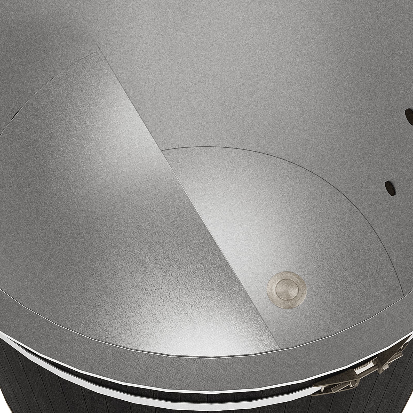 Noni 1-Person Outdoor Ice Bath with 1HP Chiller in Black - Image 13