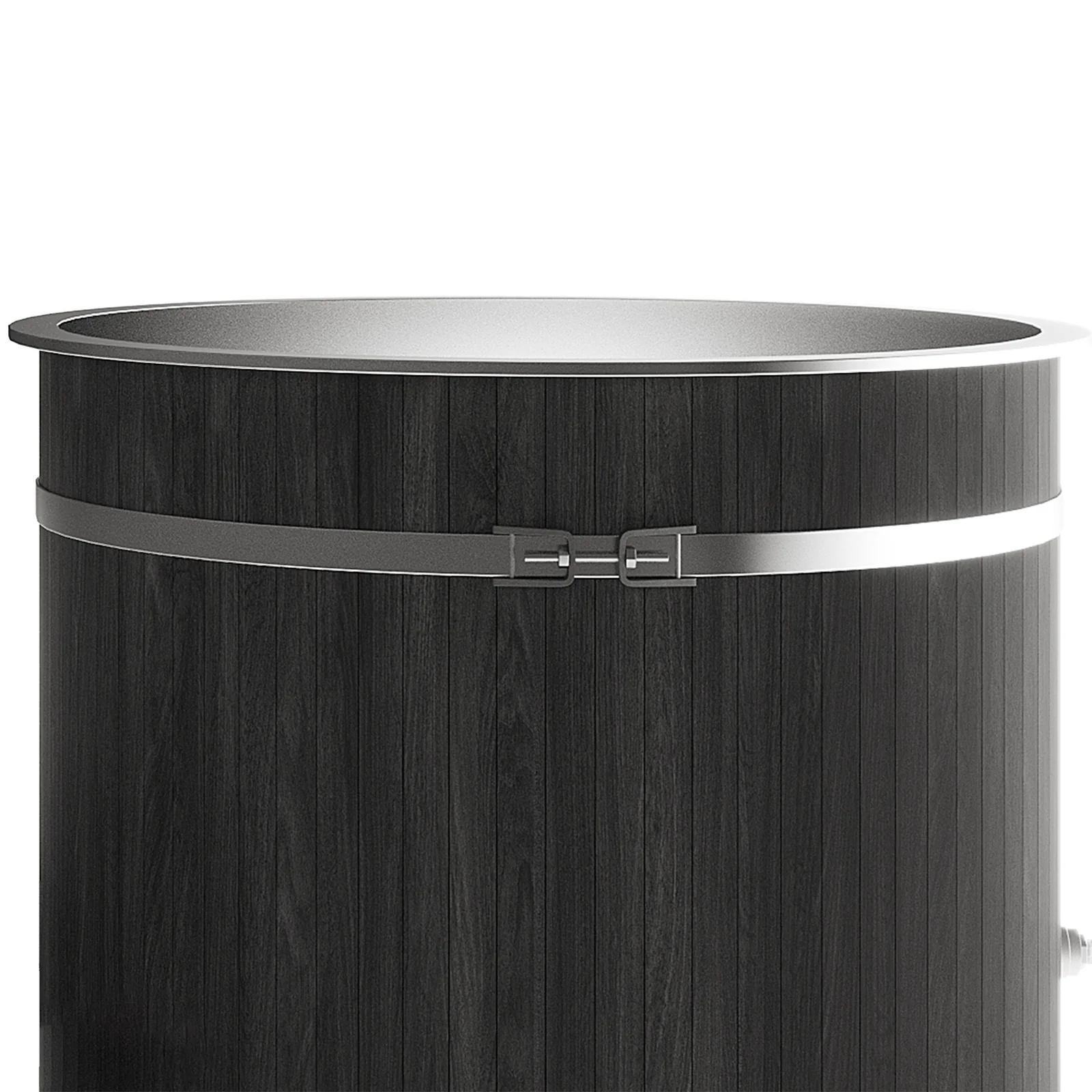 Noni 1-Person Outdoor Ice Bath with 1HP Chiller in Black - Image 16