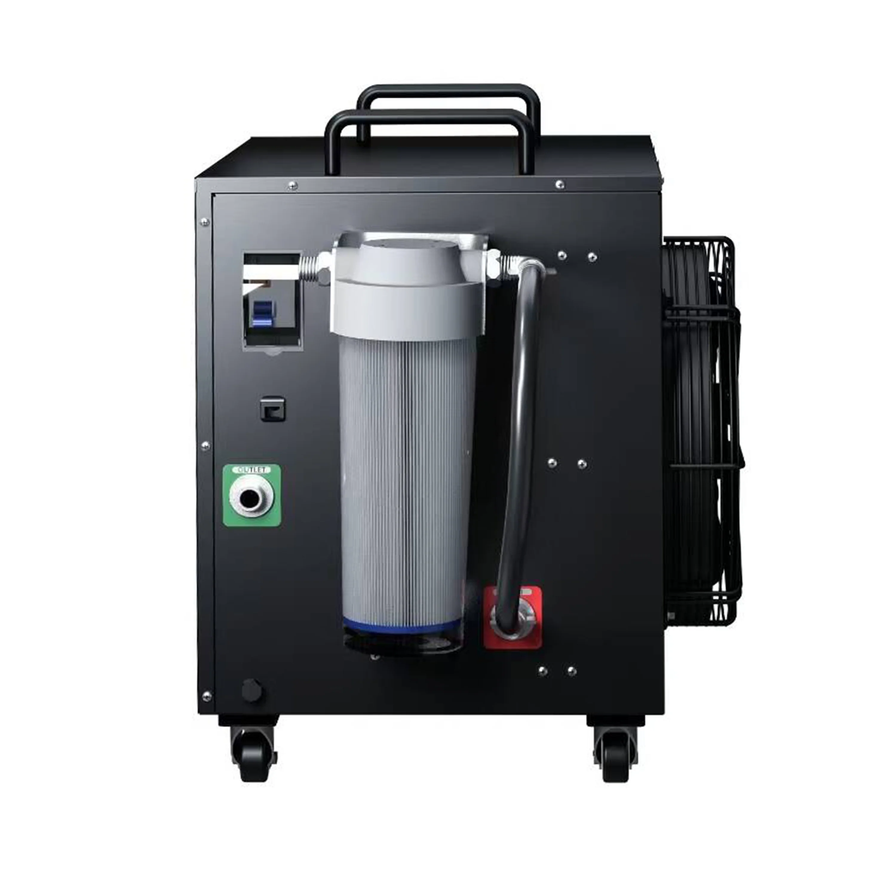 Noni 1-Person Outdoor Ice Bath with 1HP Chiller in Black - Image 21