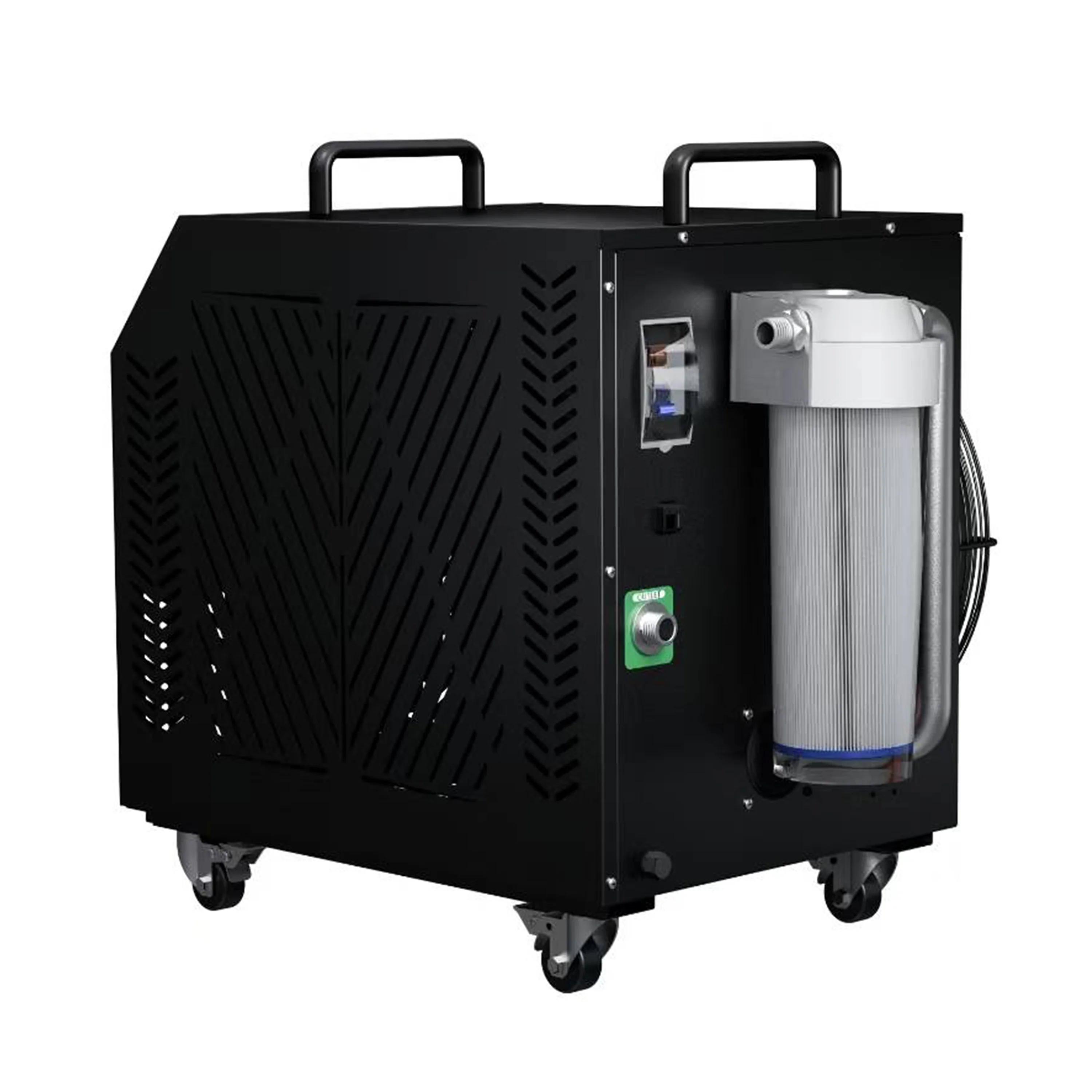 Noni 1-Person Outdoor Ice Bath with 1HP Chiller in Black - Image 22