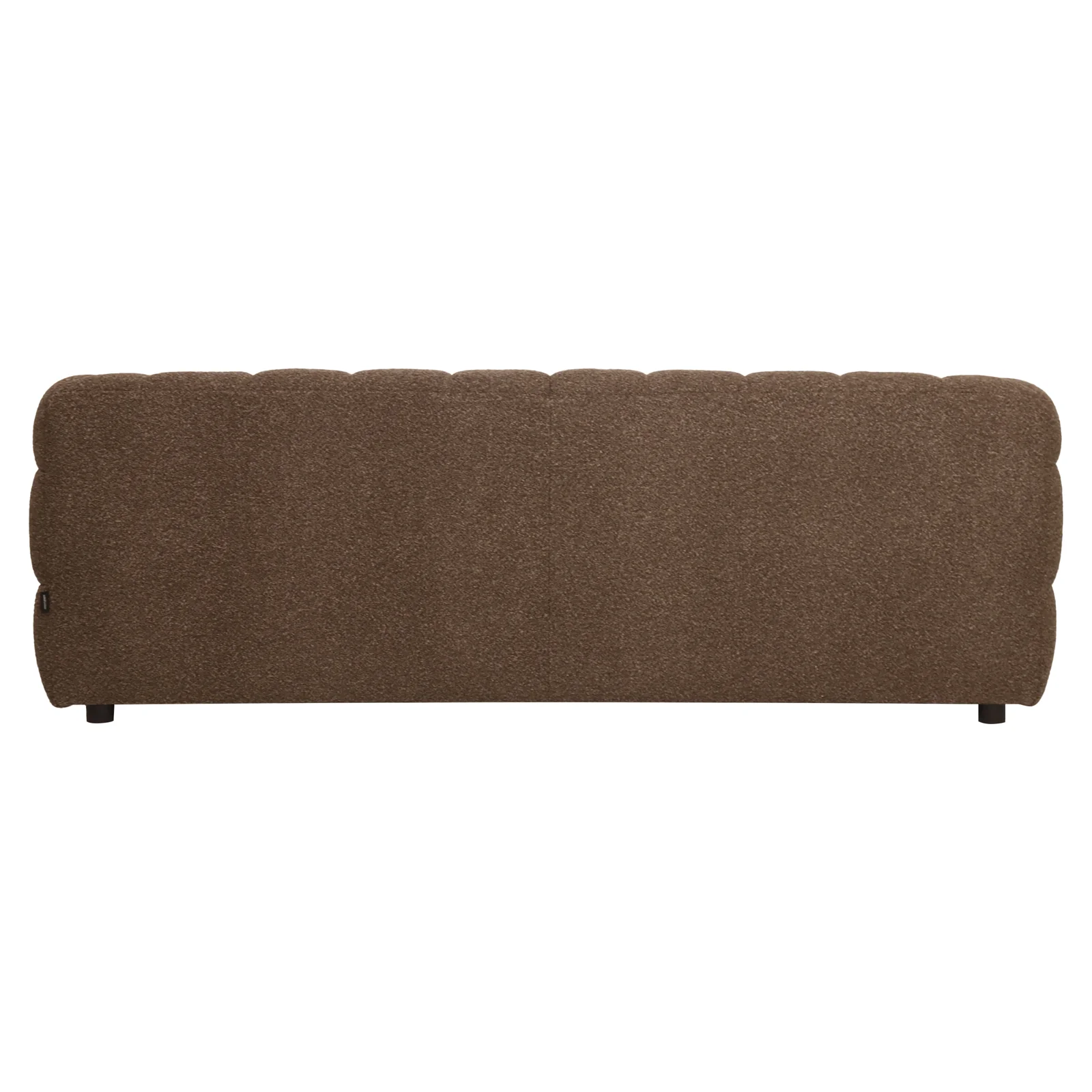Norah 3 Seater Boucle Sofa in Chocolate Brown - Image 10