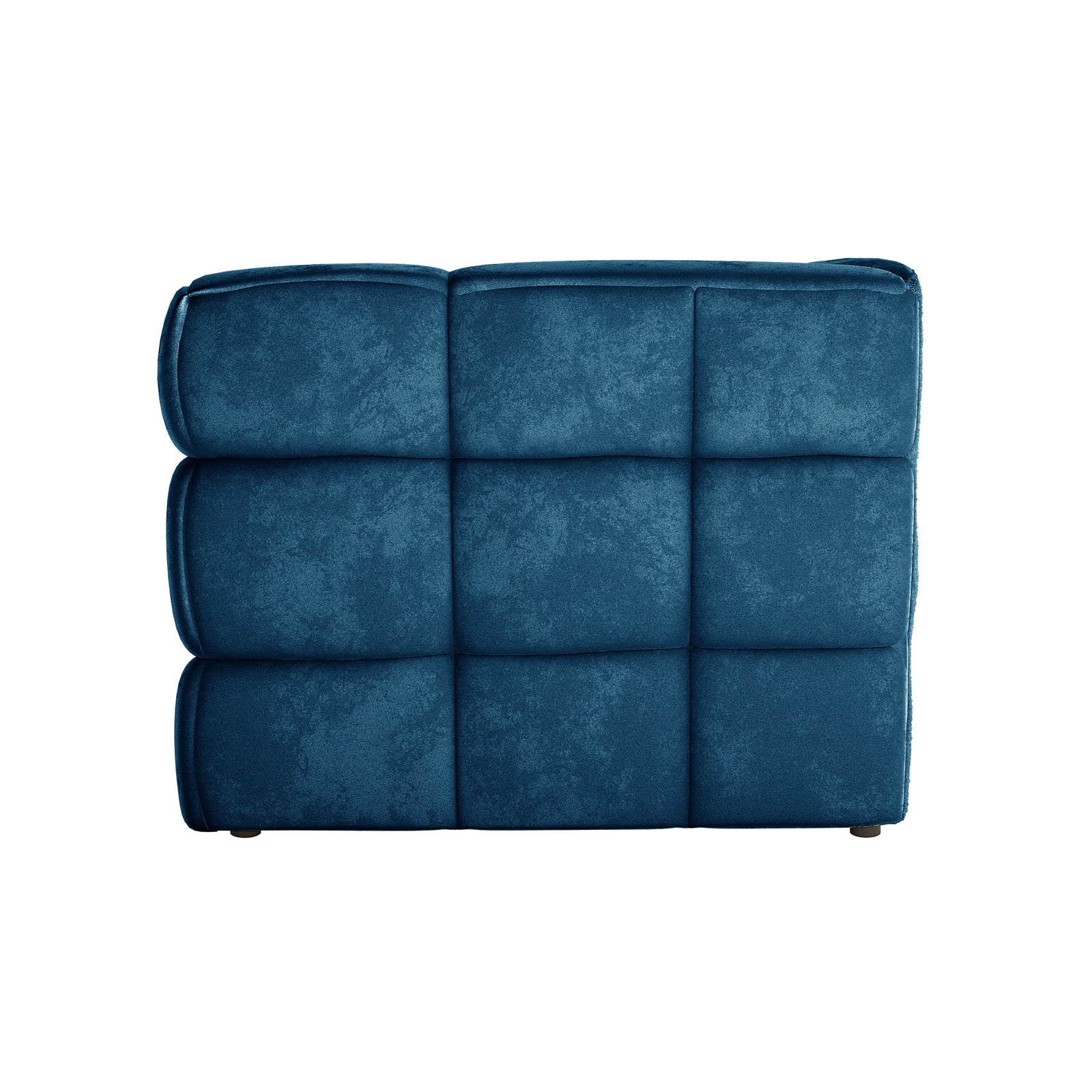 Norah 3 Seater Velvet Sofa in Blue - Image 6