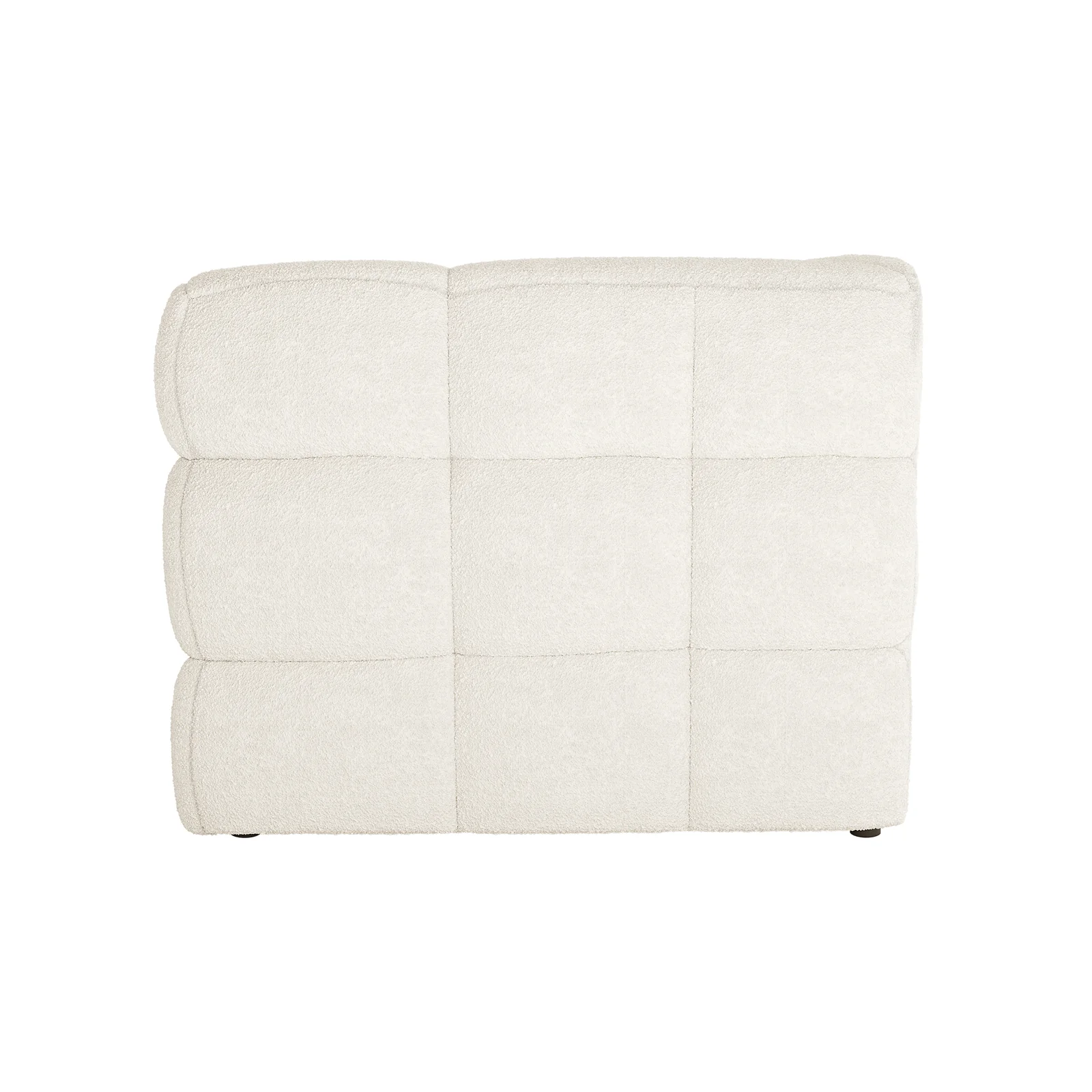 Norah 5 Seater Boucle Fabric Sofa Set in Cream White - Image 11