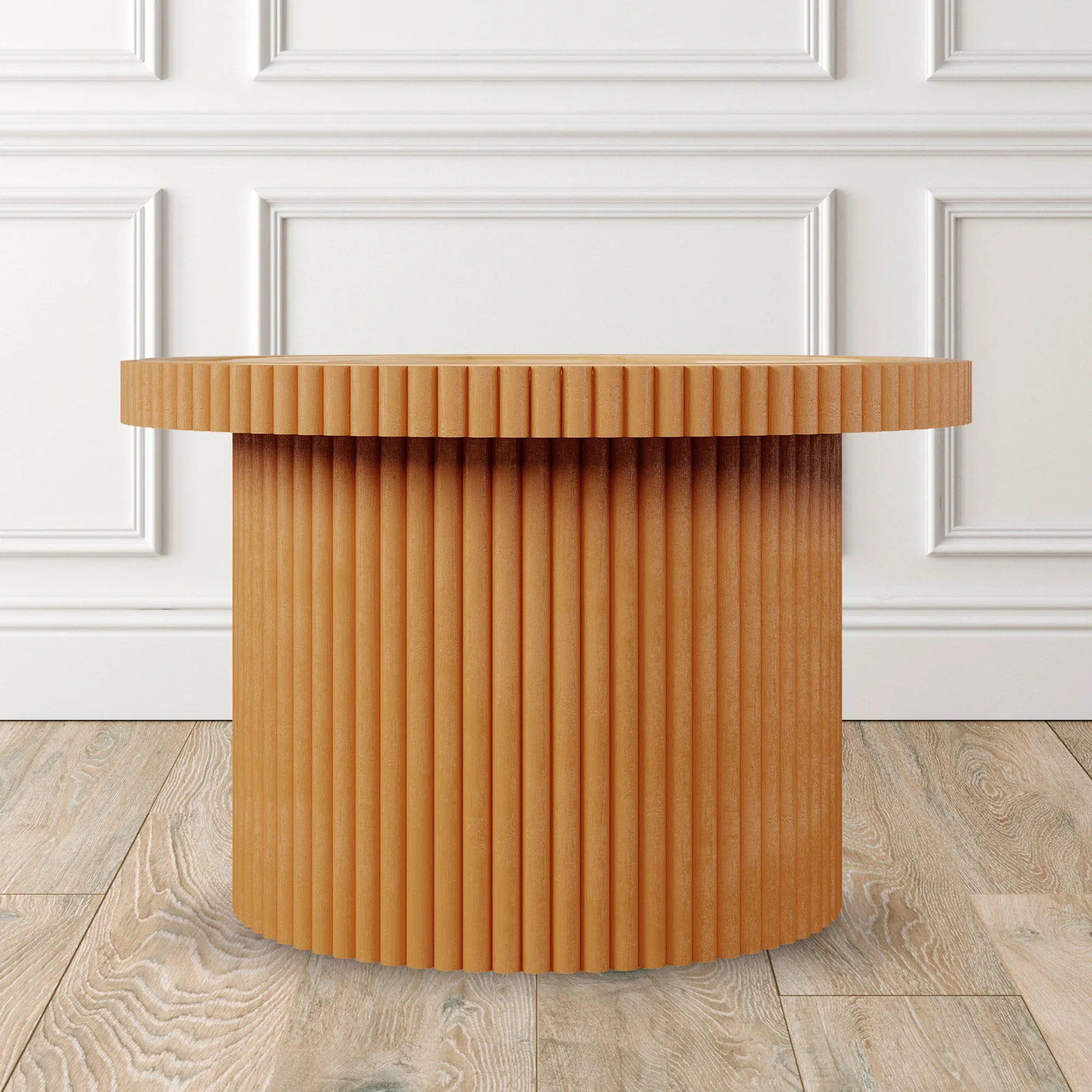 Nylah Natural Rattan Centre Coffee Table in Honey - Image 4