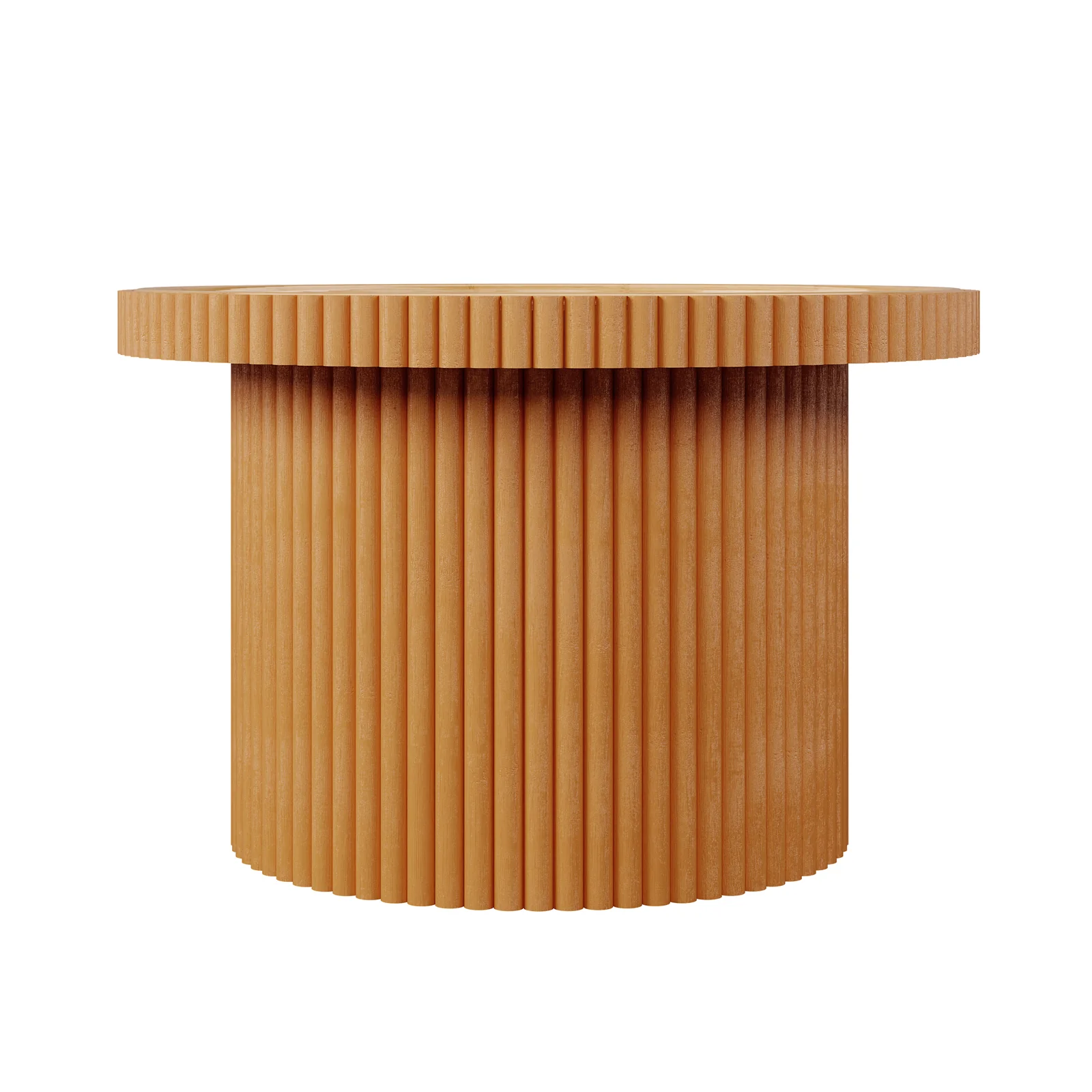 Nylah Natural Rattan Centre Coffee Table in Honey - Image 5