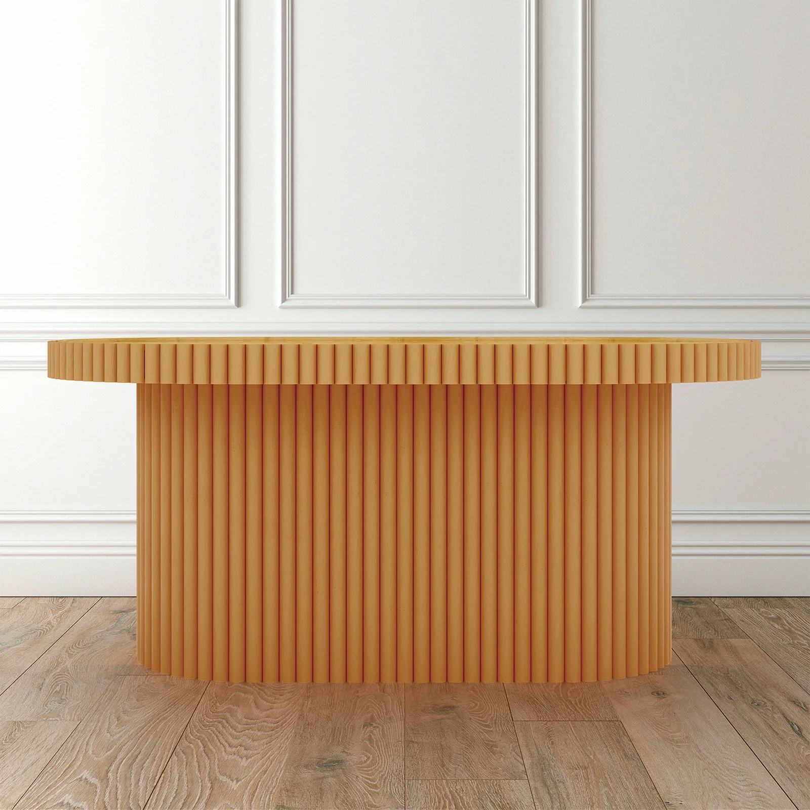 Olive Natural Rattan Centre Coffee Table in Honey