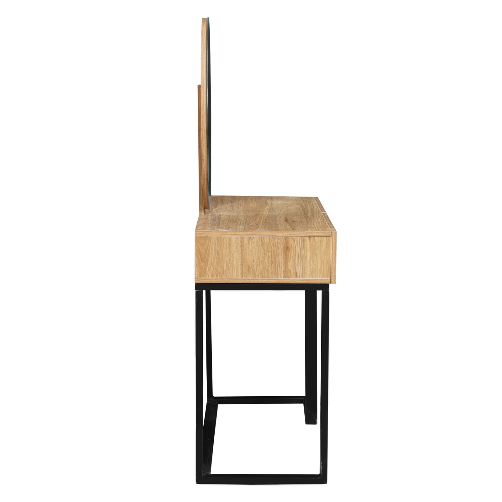 Ophira Dressing Table with Touch Screen Mirror in Light Oak - Image 13