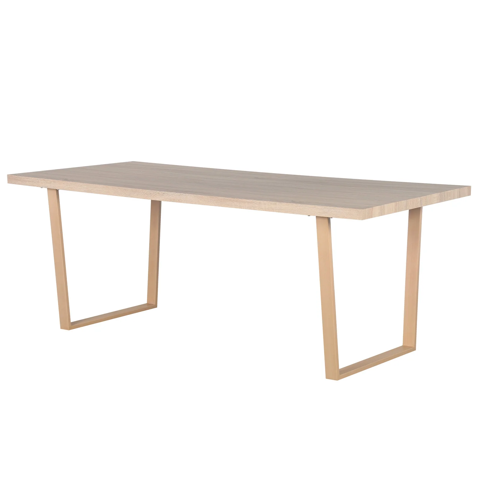 Oregon 200cm Industrial Dining Table in Natural - Image 8