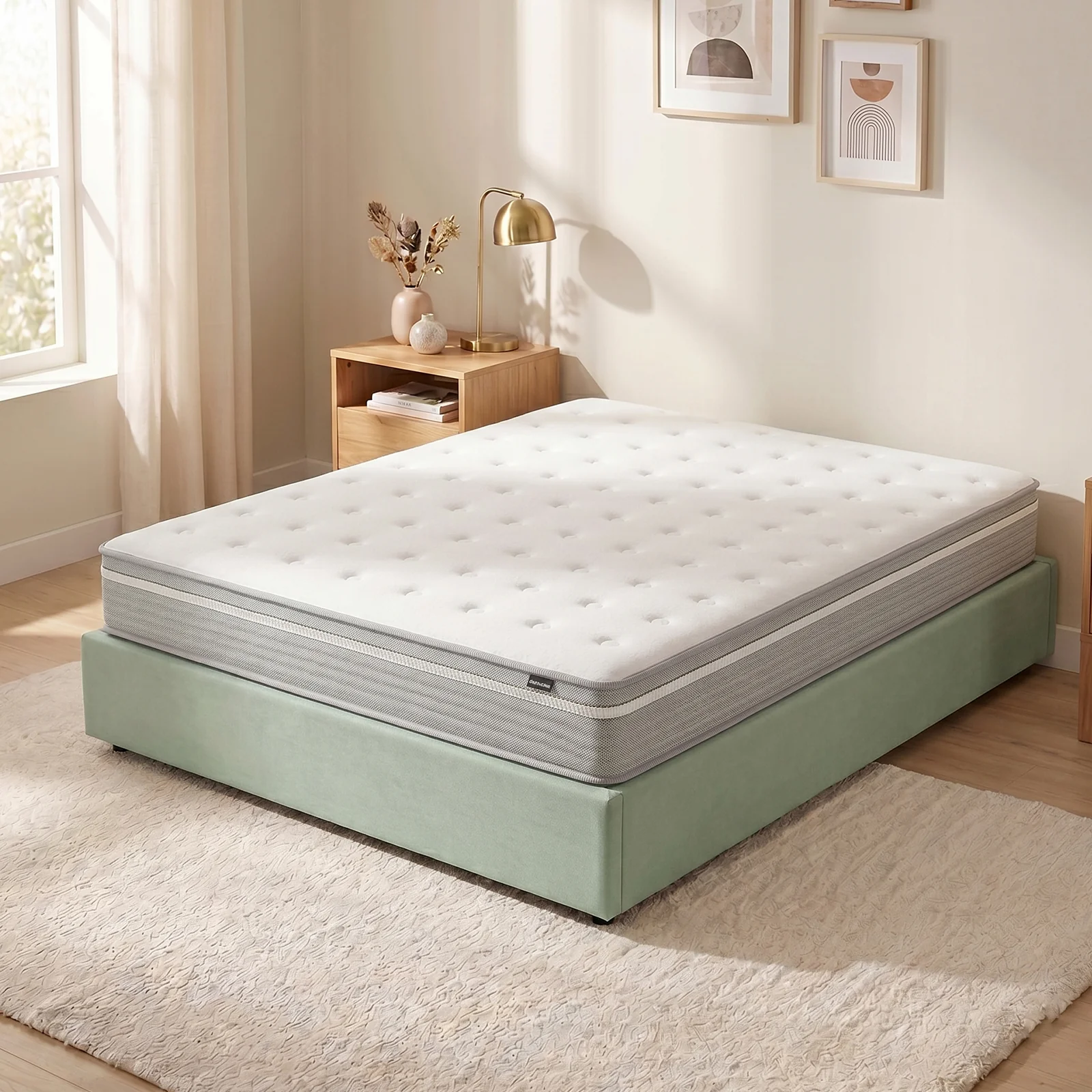 Oriona King 25cm Cool Gel Memory Foam Mattress in Medium Firm - Image 2