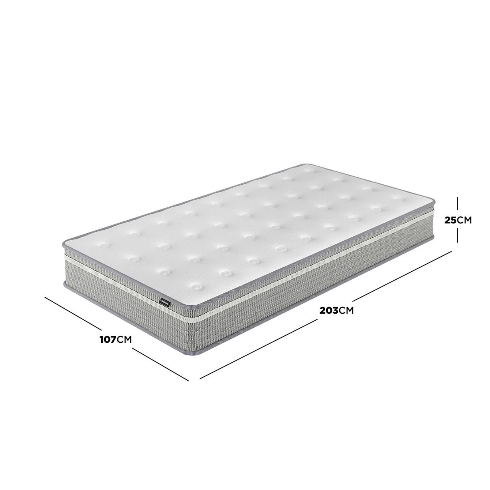 Oriona King Single 25cm Cool Gel Memory Foam Mattress in Medium Firm - Image 4