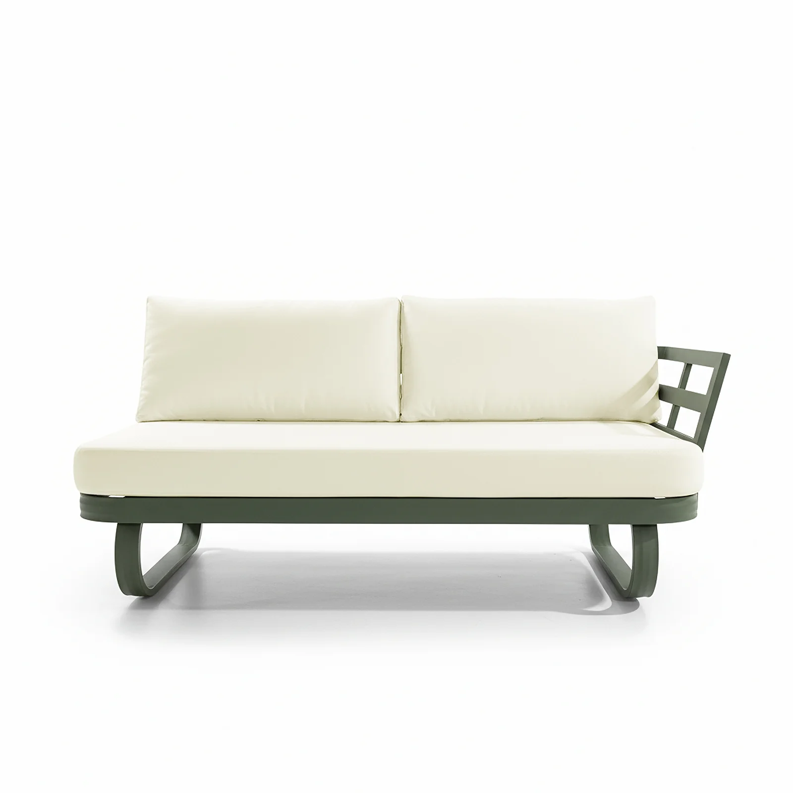 Paloma Modular Outdoor Lounge Set in Olive Green - Image 10
