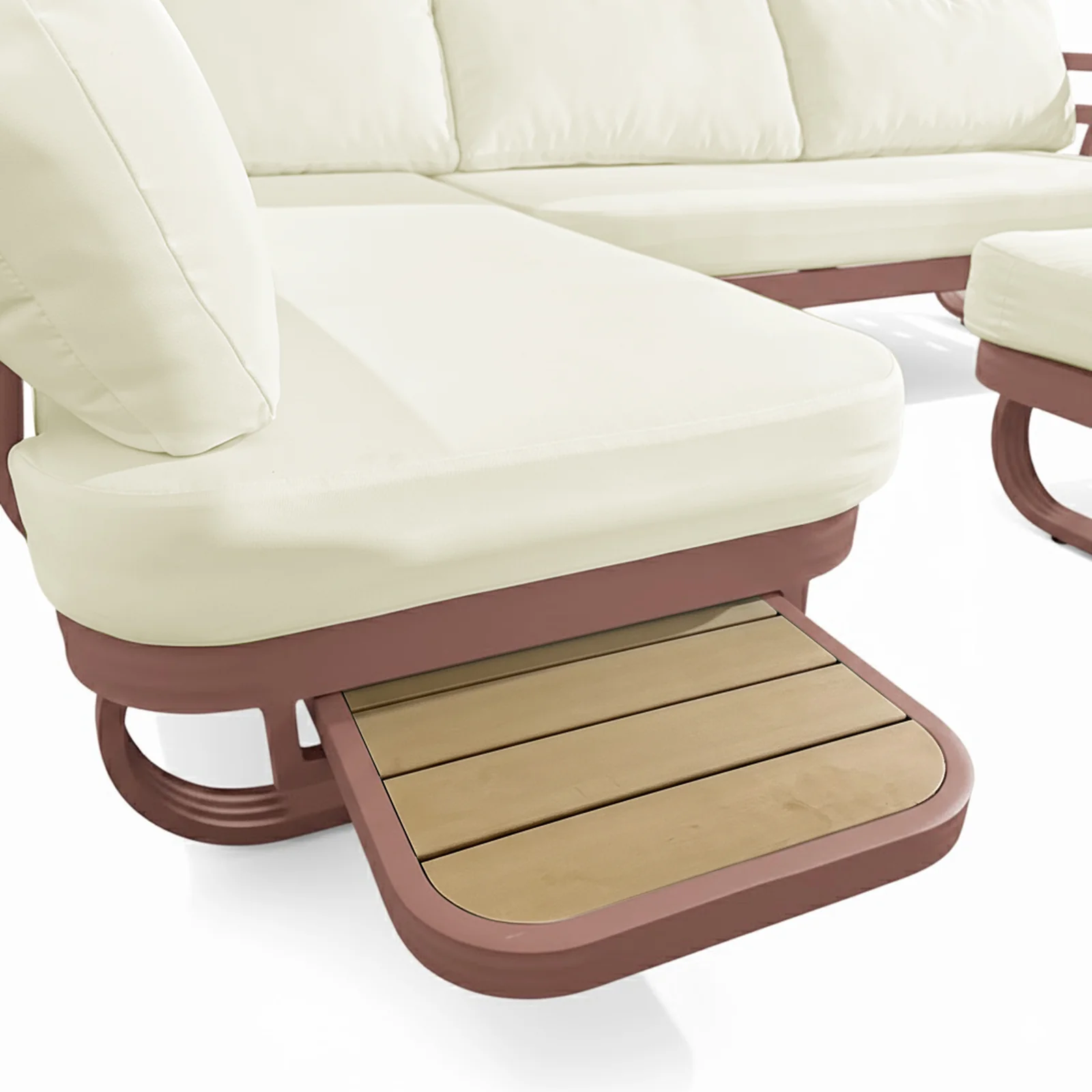 Paloma Modular Outdoor Lounge Set in Terracotta - Image 5