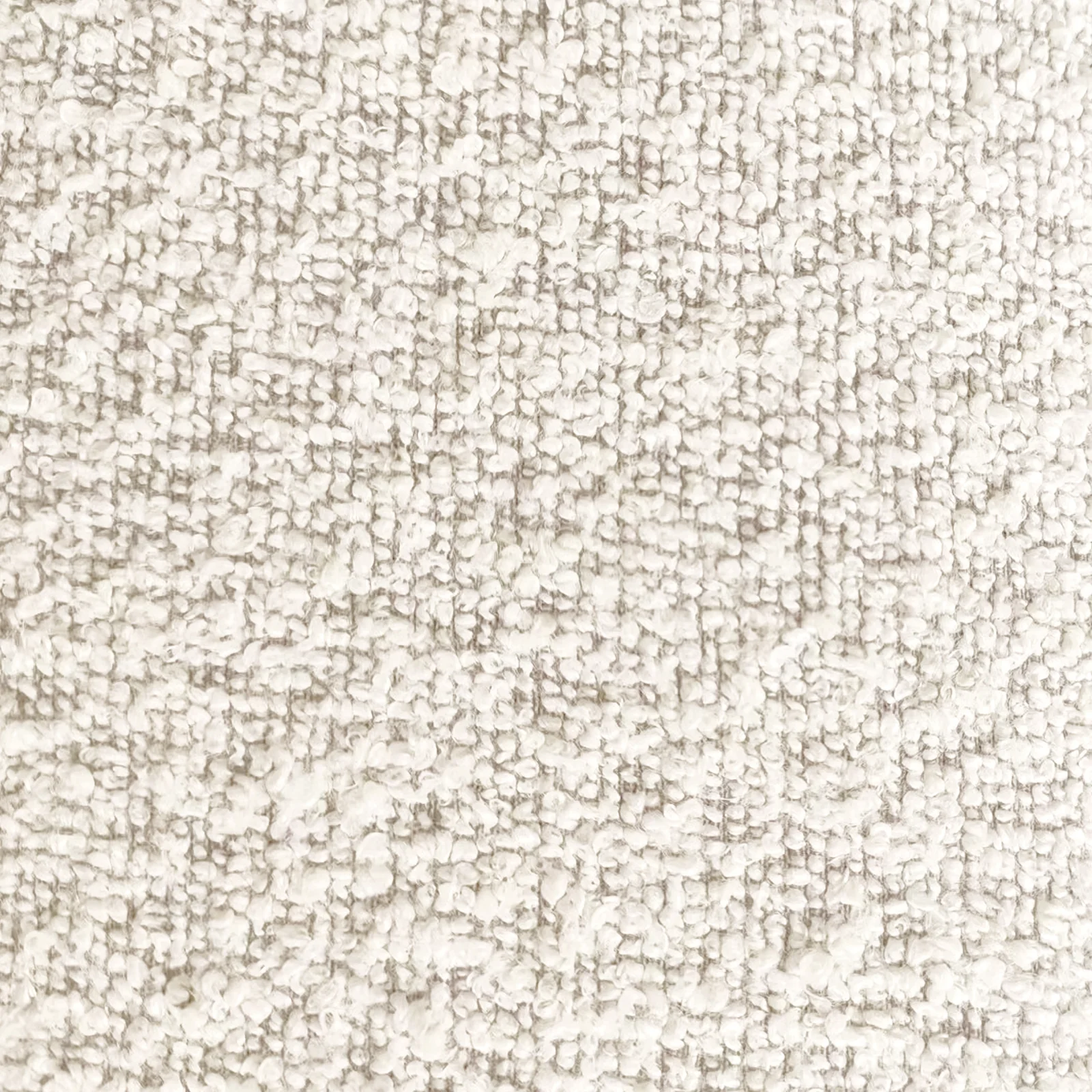 Parisa 1 Seater Tufted Boucle Single Sofa in Cream White - Image 8