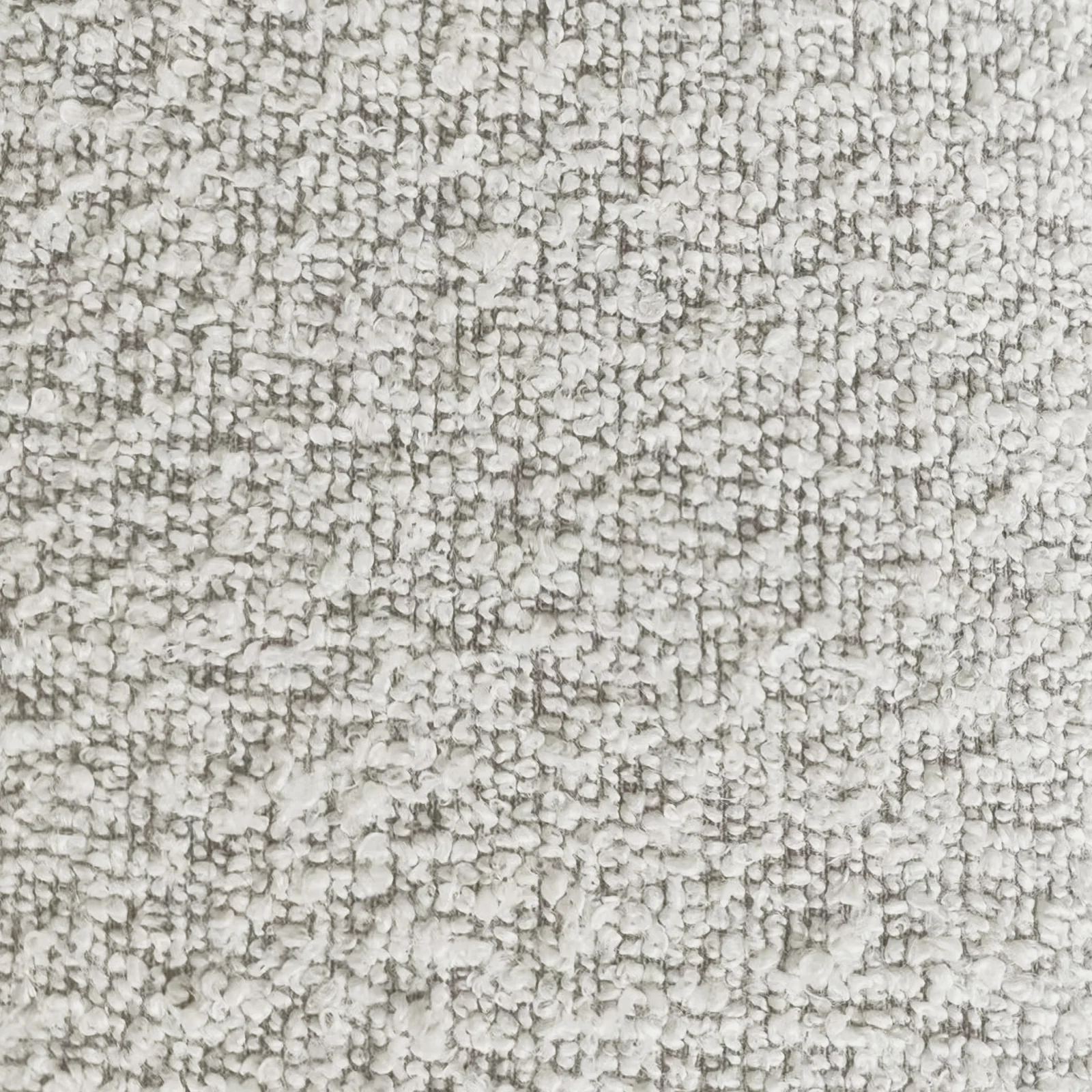 Parisa 3 Seater Tufted Boucle Sofa in Light Grey - Image 8