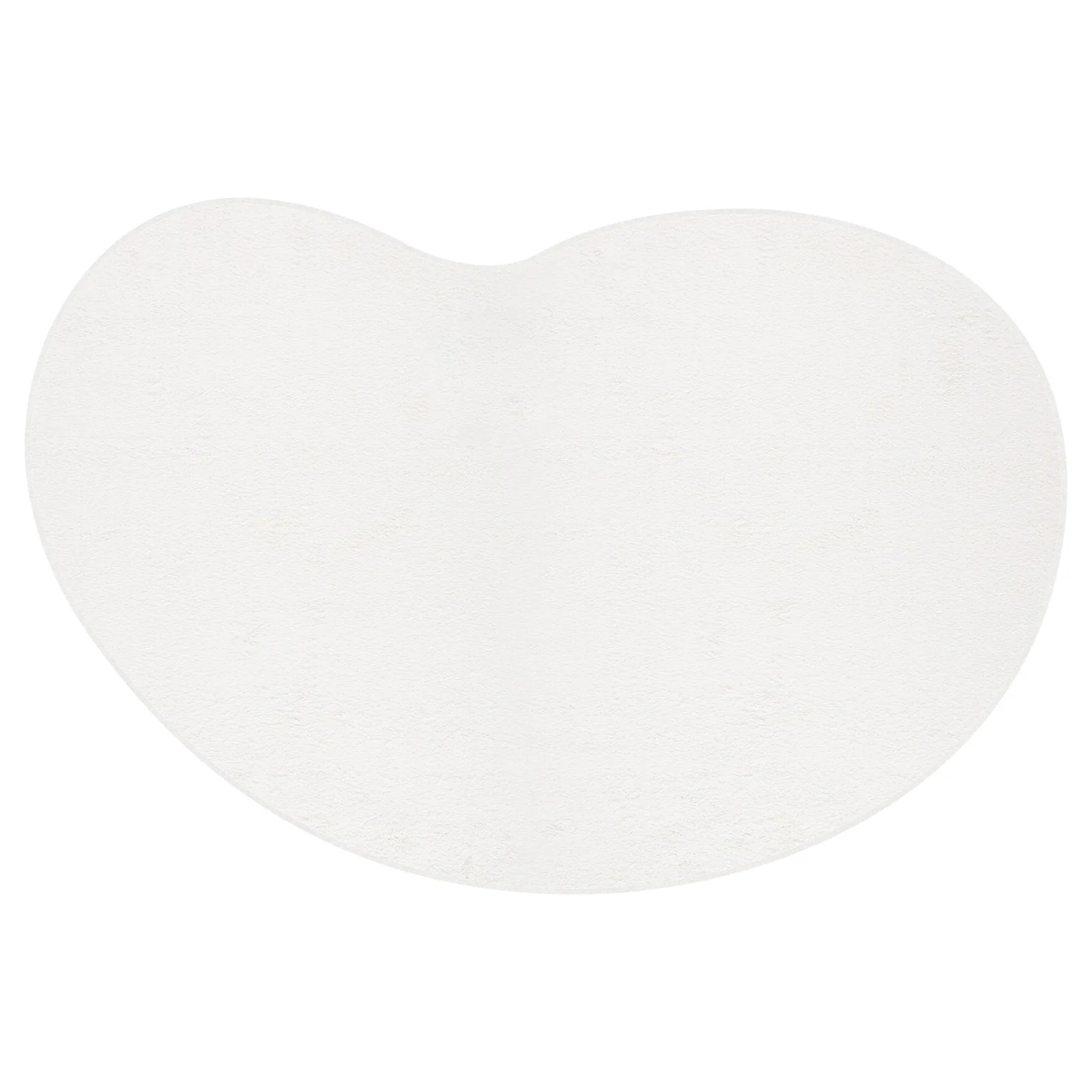 Parna 200 x 300cm Curved Soft Rug in Cream White