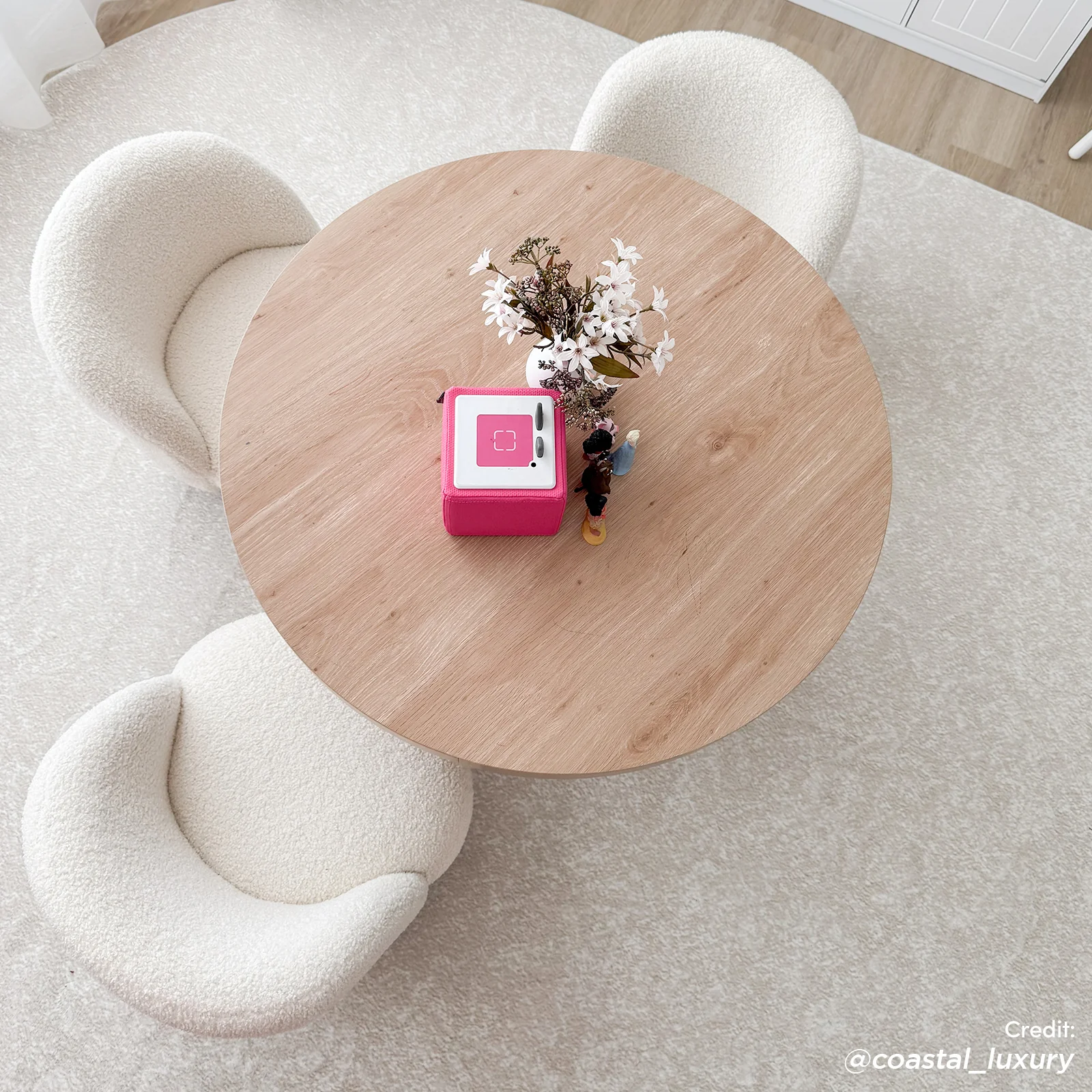 Pavla 200 x 300cm Oval Soft Rug in Cream White - Image 6