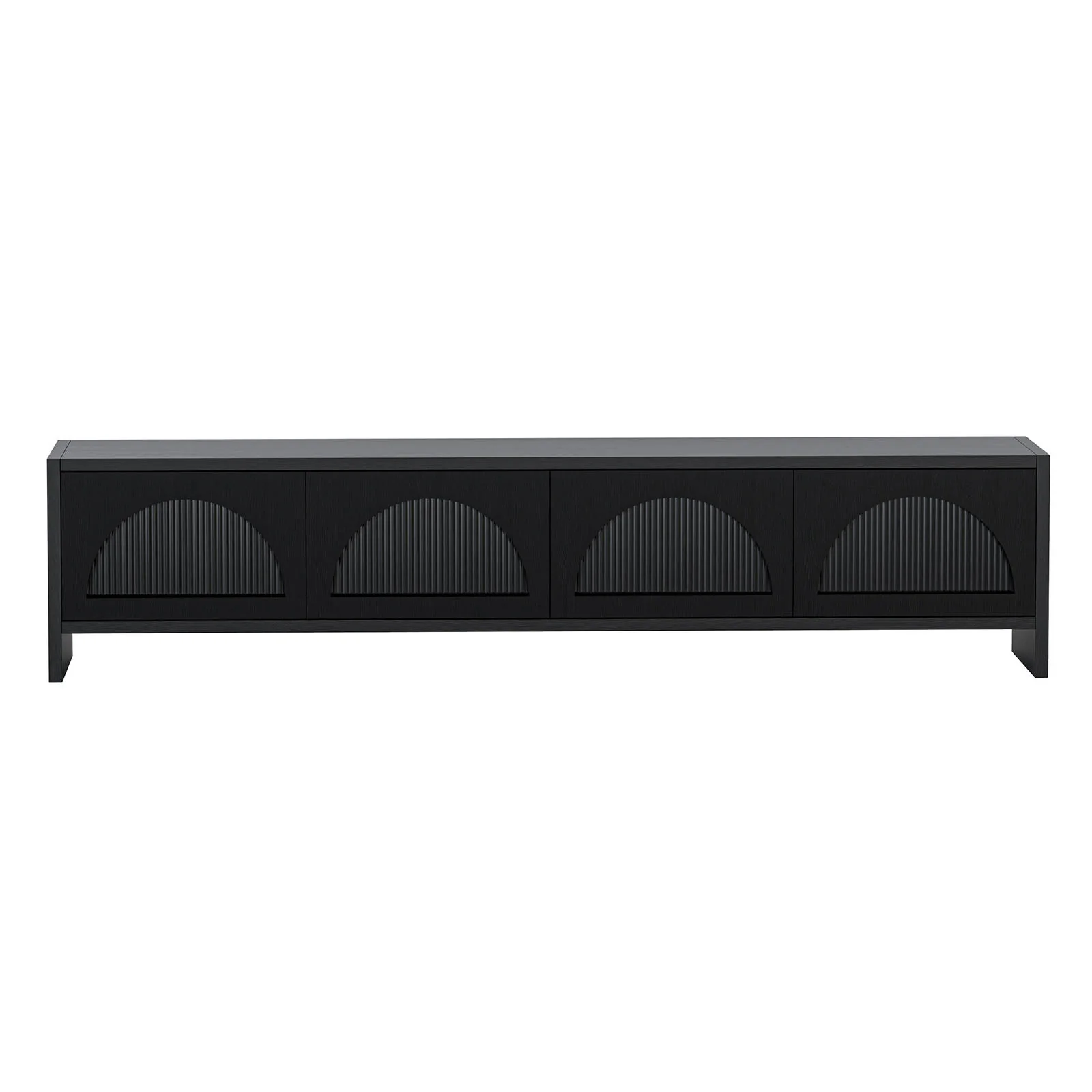 Philippe 200cm Arch Door TV Entertainment Unit in Black