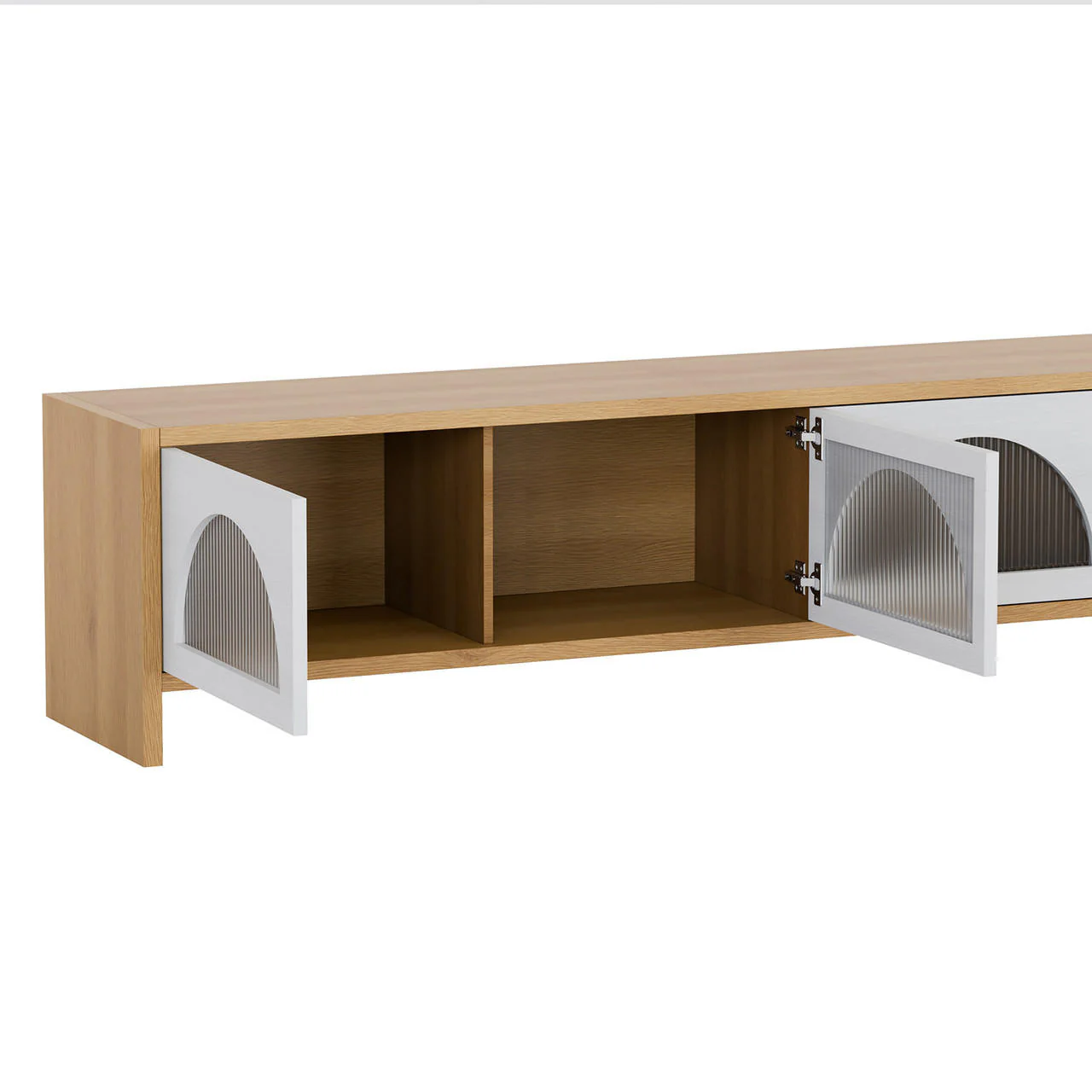 Philippe 200cm Arch Door TV Entertainment Unit in Natural - Image 6