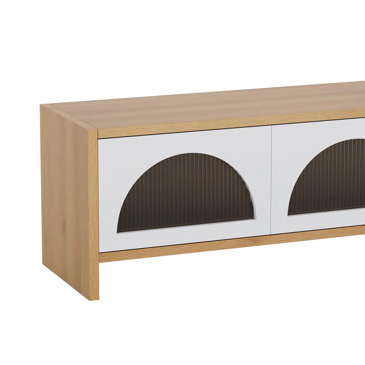 Philippe 200cm Arch Door TV Entertainment Unit in Natural - Image 9