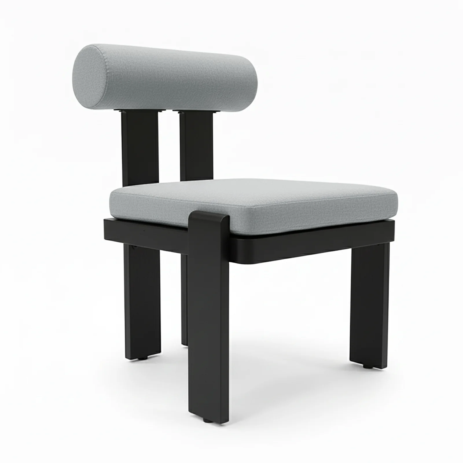 Positano 6 Seater Outdoor Dining Set in Black & Grey - Image 10