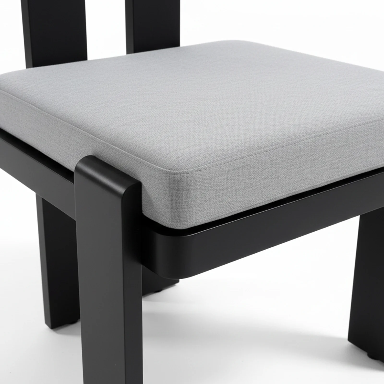 Positano 6 Seater Outdoor Dining Set in Black & Grey - Image 13