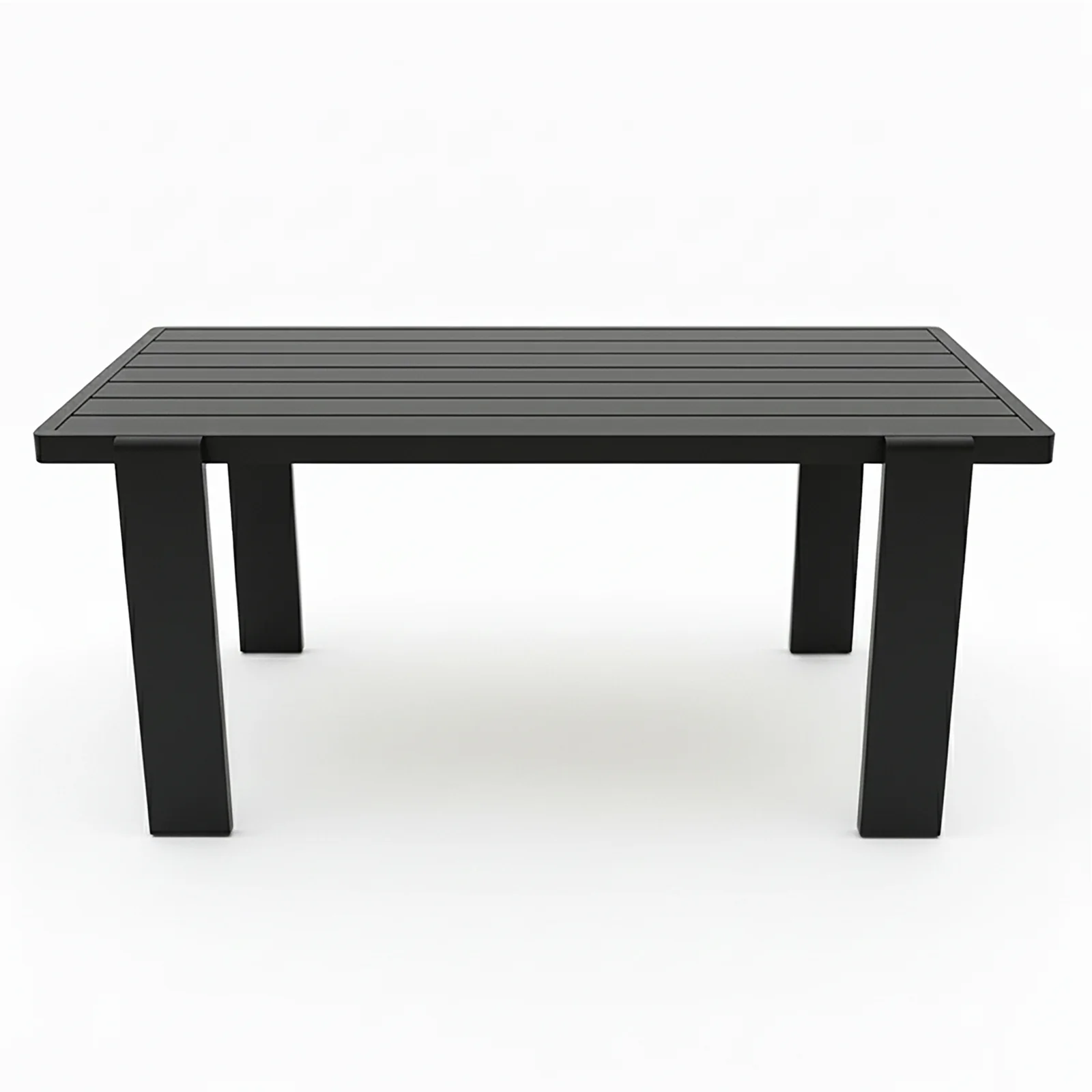 Positano 6 Seater Outdoor Dining Set in Black & Grey - Image 7