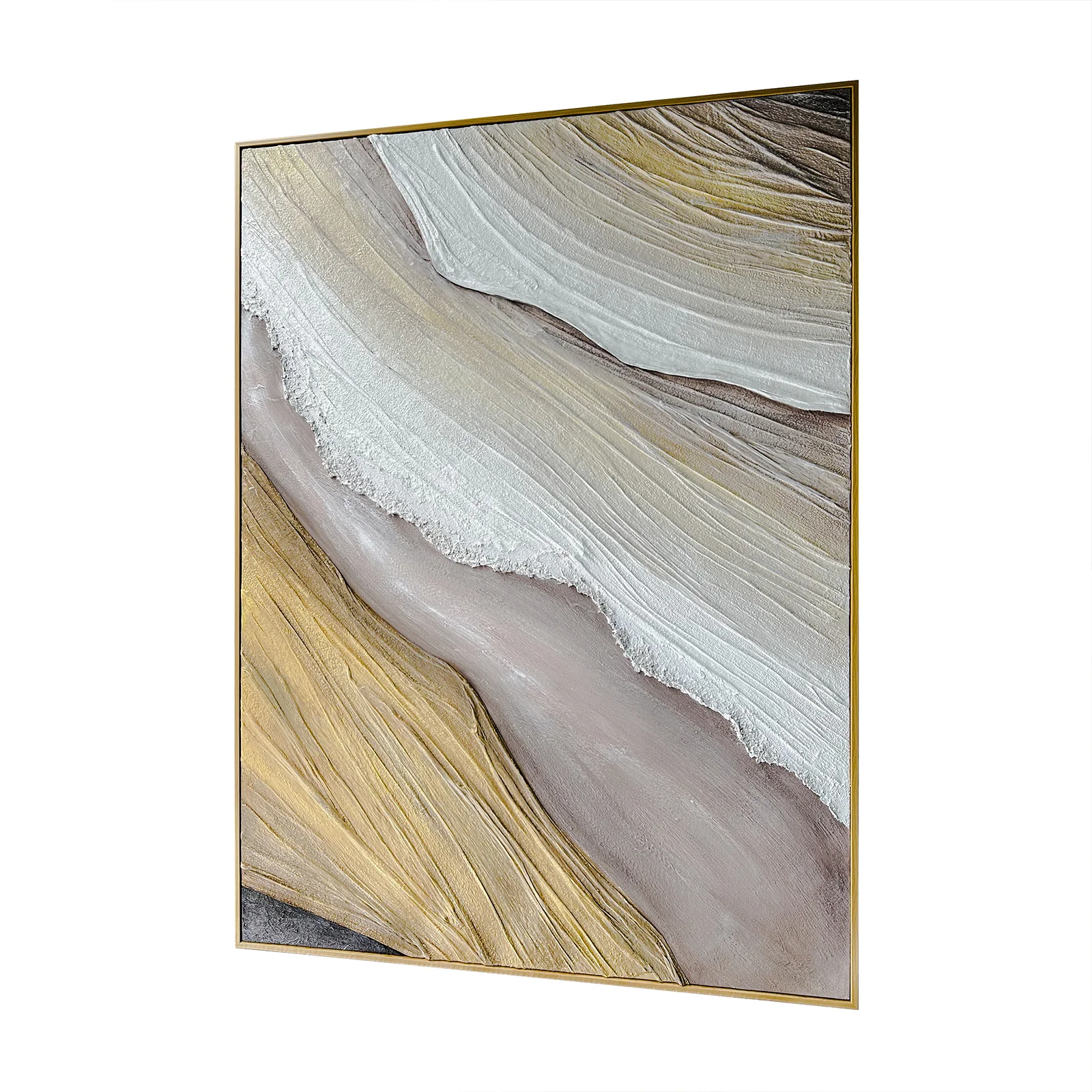 Raine 100x150cm Framed Textured Canvas 3D Wall Art - Image 6