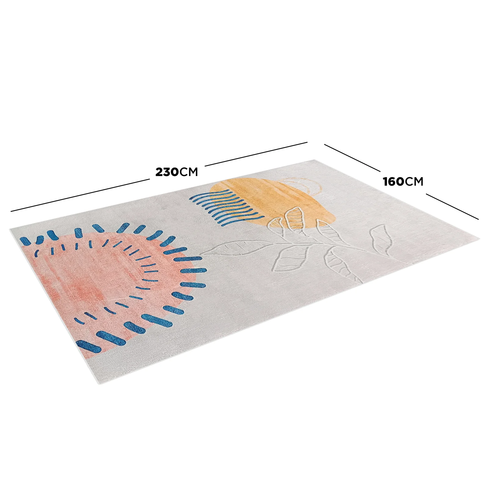 Rokke 160x230cm Kids Modern Abstract Indoor Floor Rug - Image 3