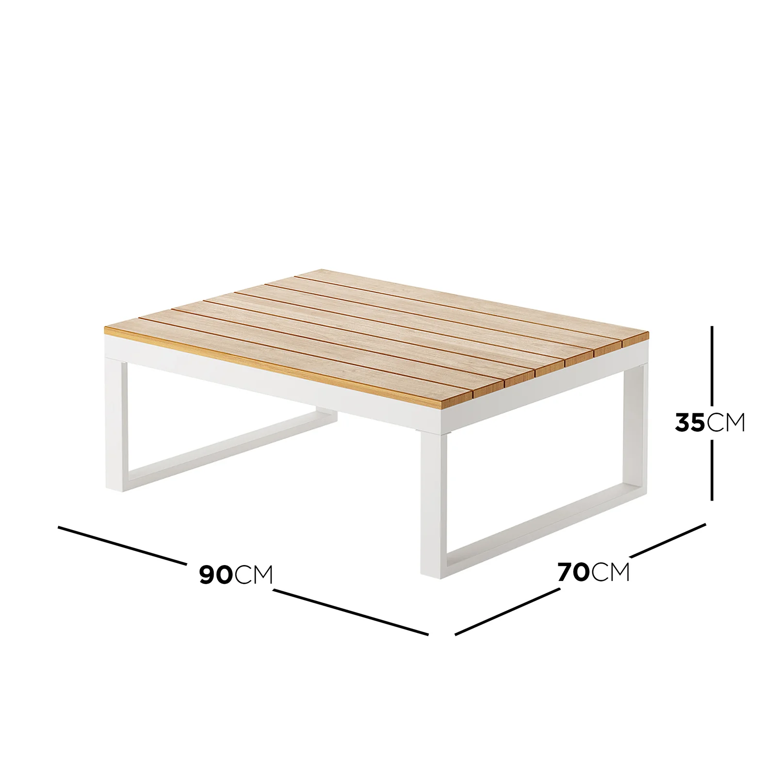Rosa 5 Seater Corner Outdoor Sofa Set with Table in Beige - Image 5