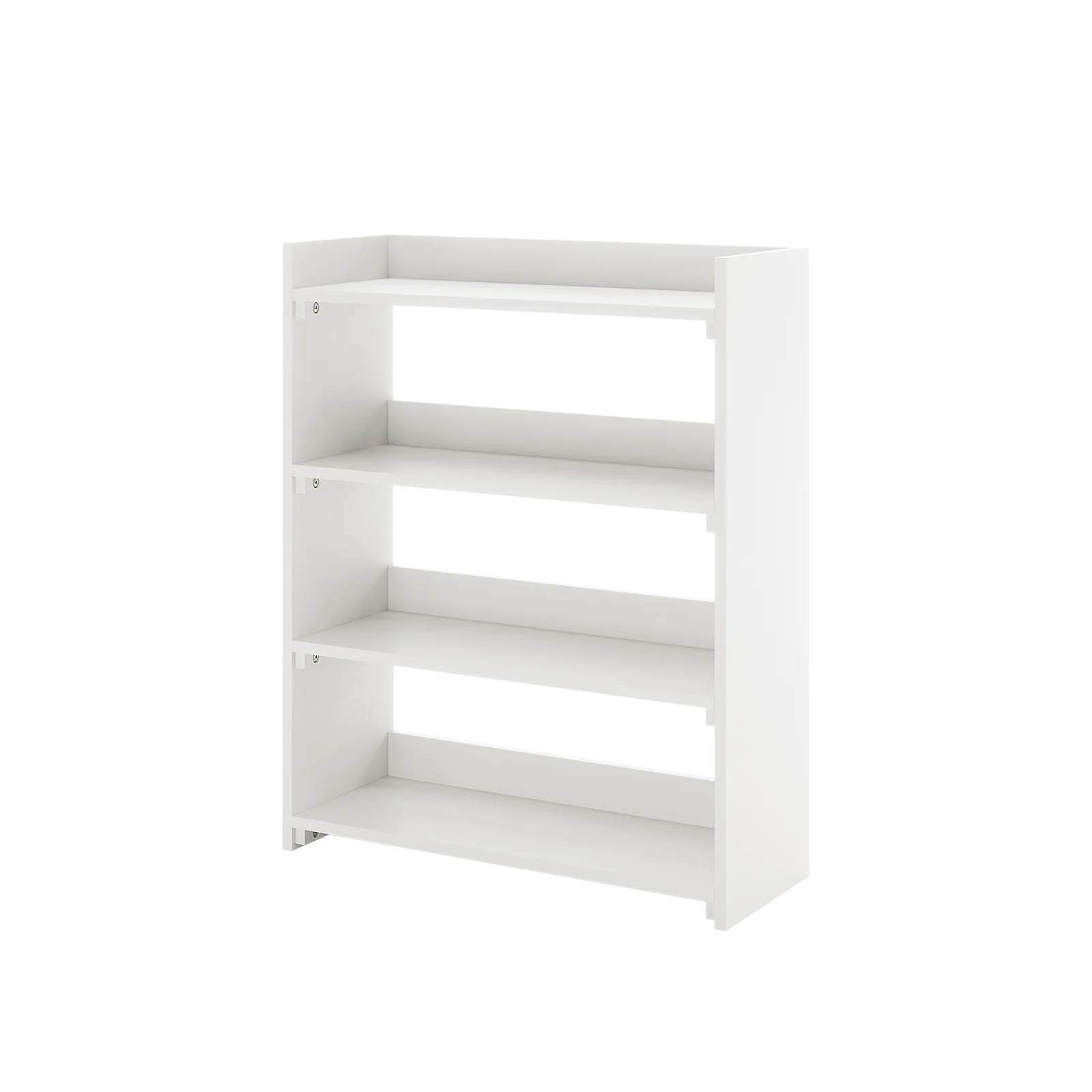 Ross Solid Pine Wood Bunk Bed with Storage in White - Image 14