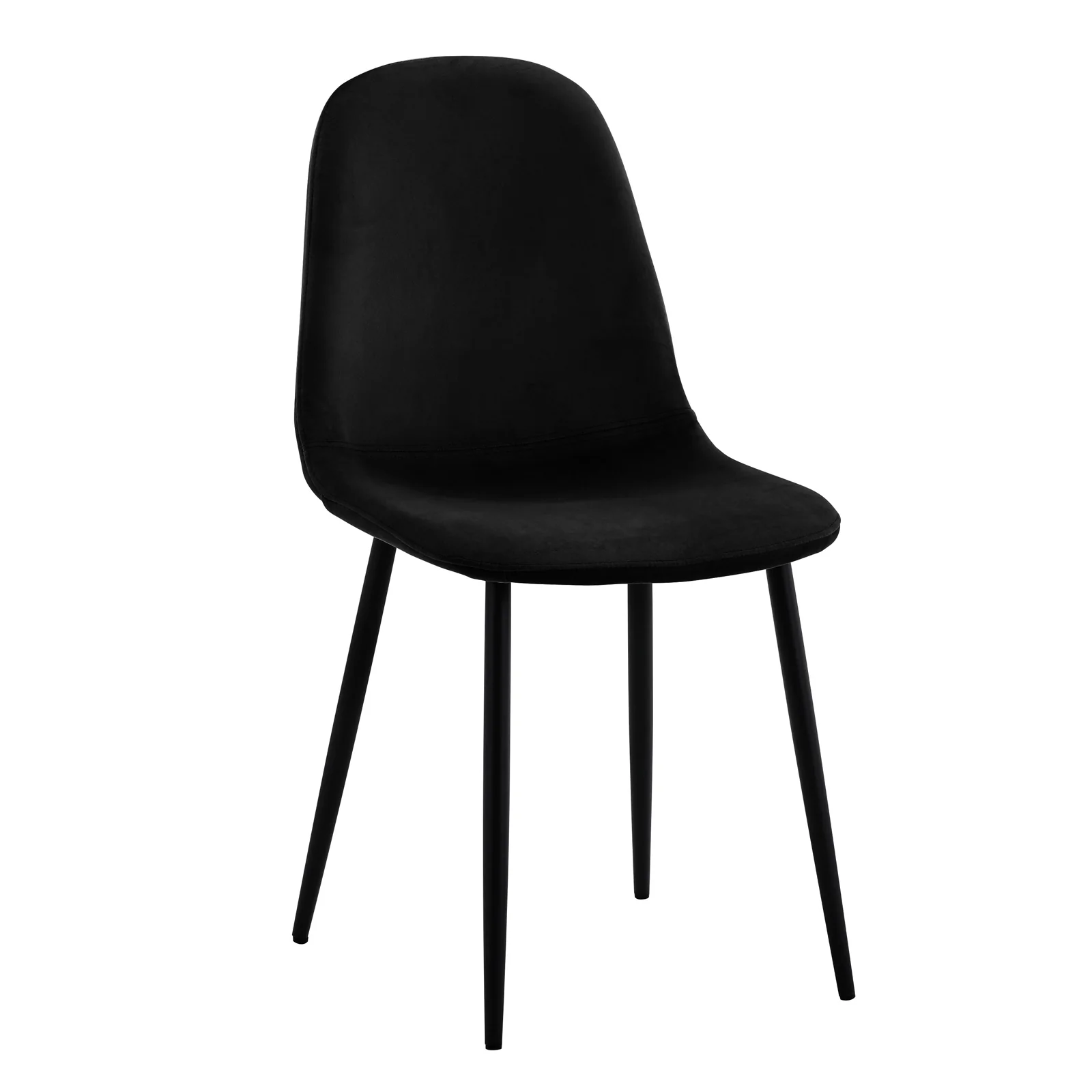 Rylee & Halsa 4 Seater Dining Table & Chair Set in Black - Image 6