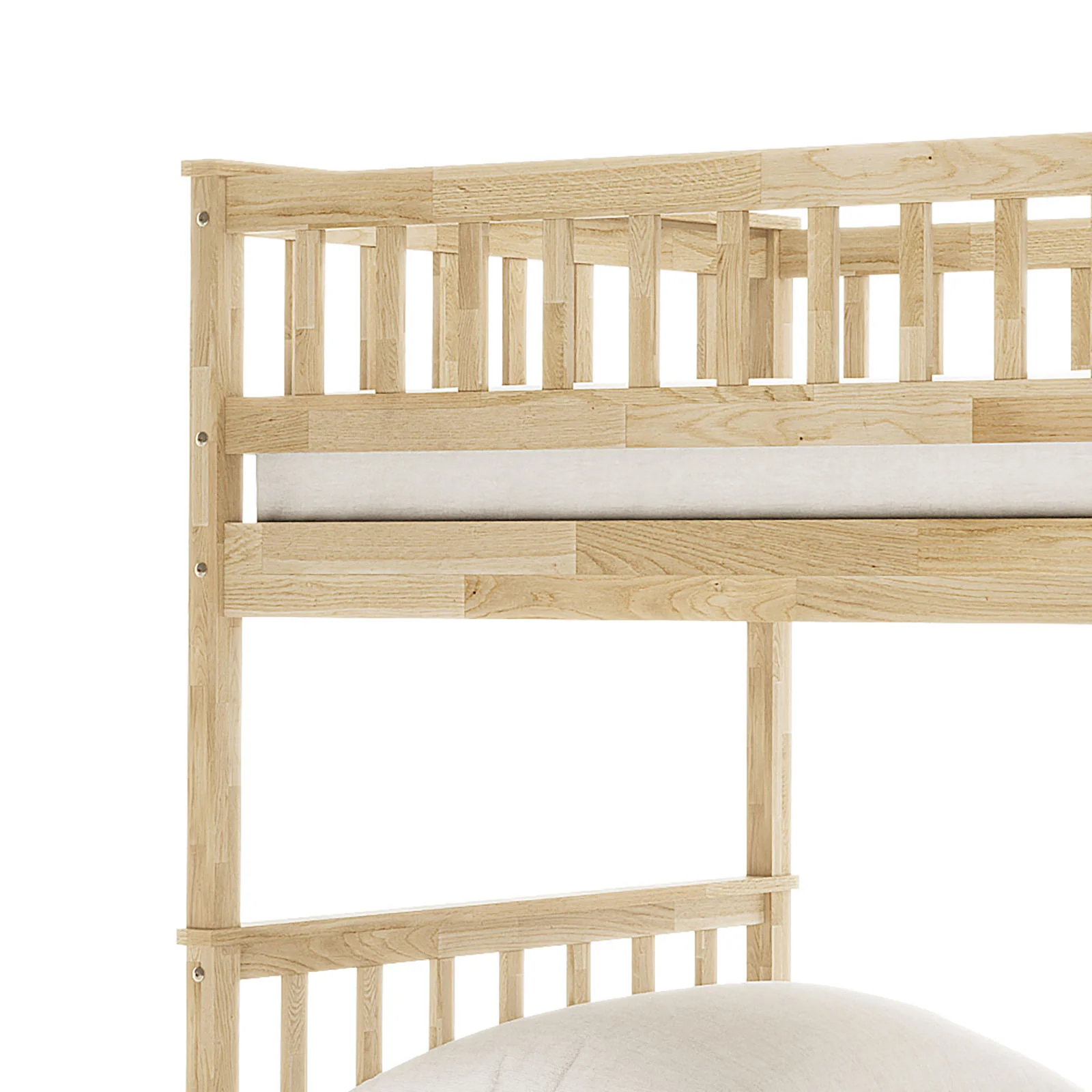 Sabbie Hardwood Single Storage Bunk Bed in Natural - Image 7