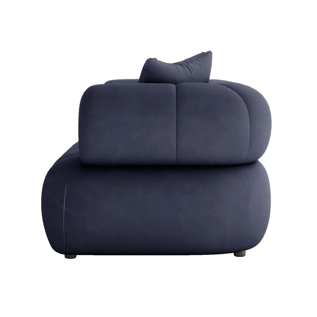 Samira 6 Seater Velvet Sofa Set in Navy Blue - Image 12