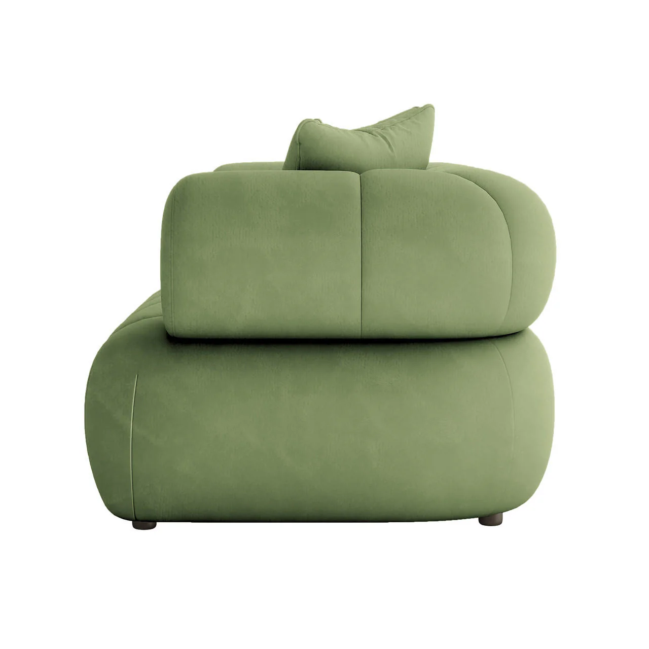 Samira 6 Seater Velvet Sofa Set in Prasinous Green - Image 13