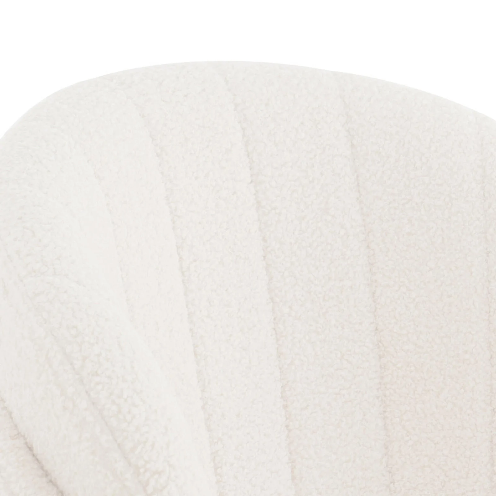 Scarlett Boucle Dining Chair Set of 2 in Cream White - Image 9