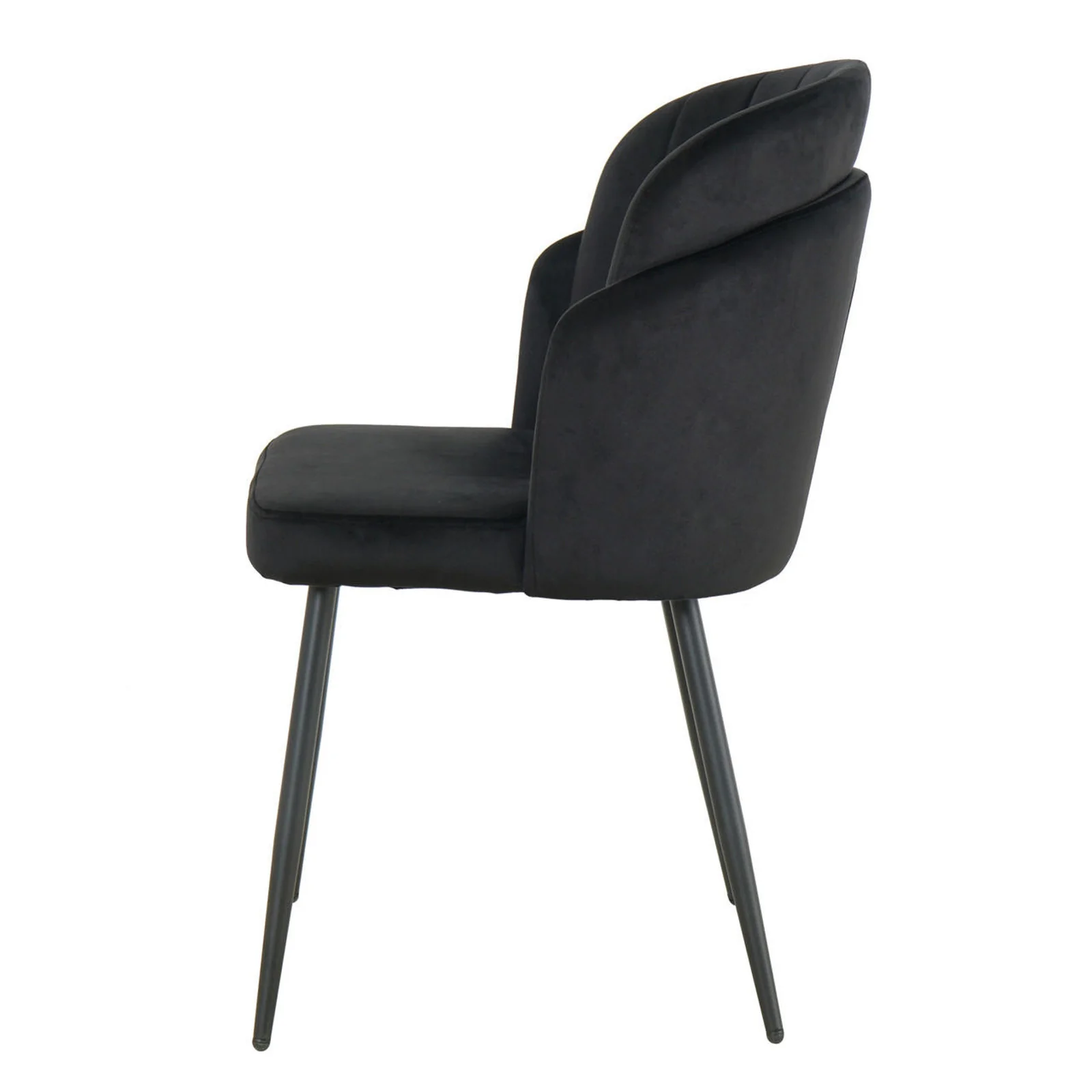 Scarlett Dining Chair Set of 6 in Black - Image 7