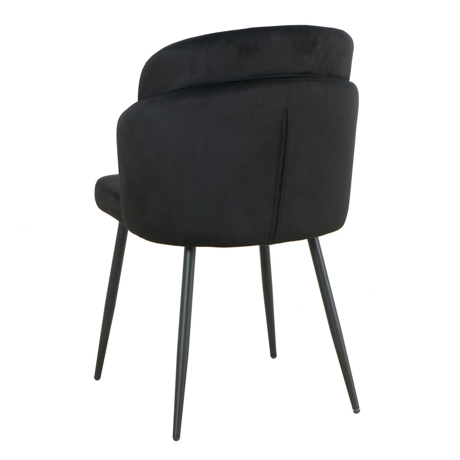Scarlett Velvet Dining Chair Set of 2 in Black - Image 7