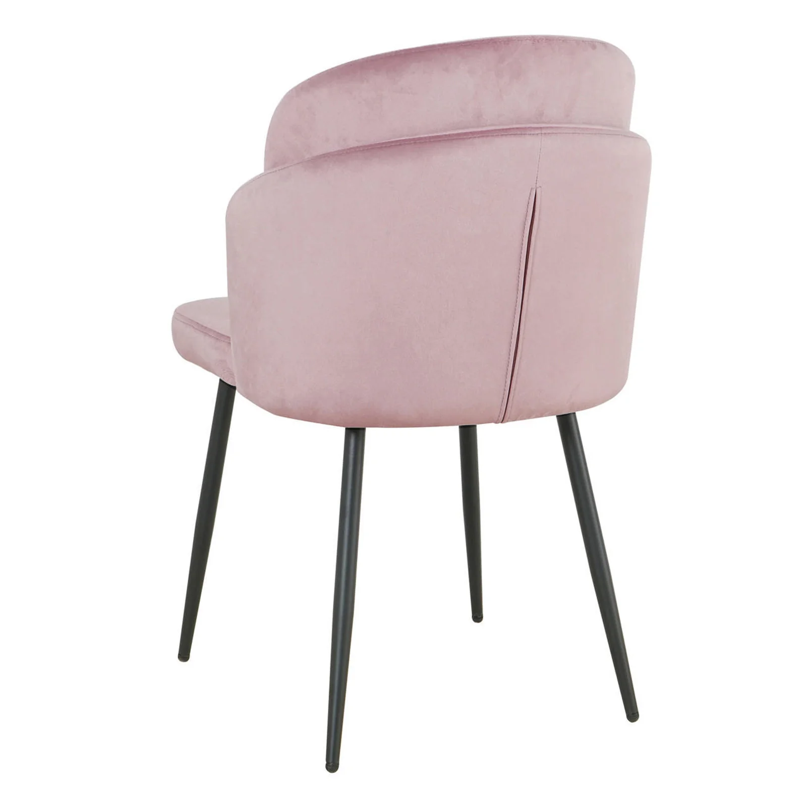 Scarlett Velvet Dining Chair Set of 2 in Mauve Pink - Image 8