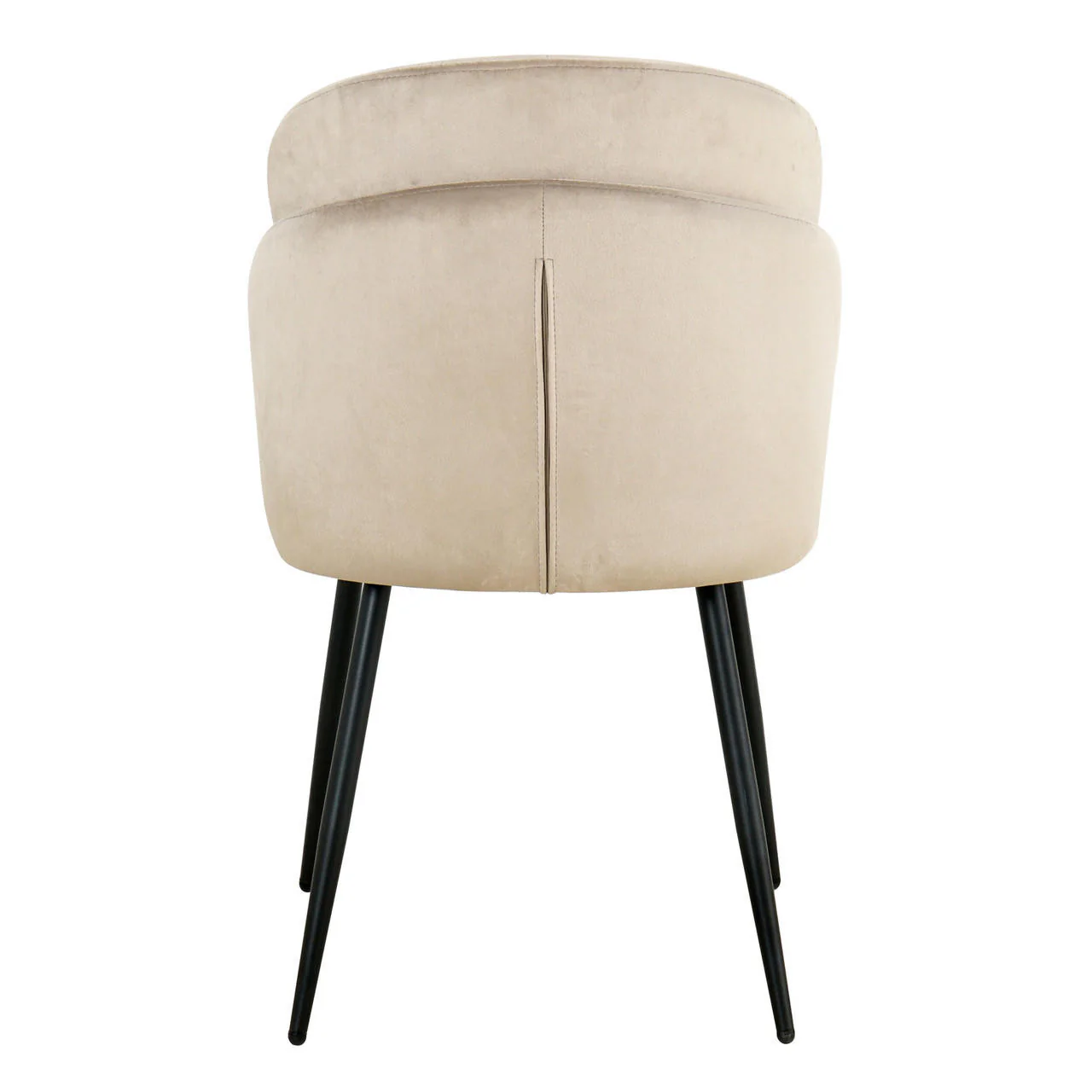 Scarlett Velvet Dining Chair Set of 2 in Warm Grey - Image 8