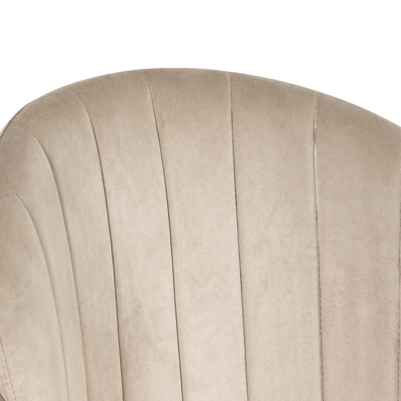 Scarlett Velvet Dining Chair Set of 2 in Warm Grey - Image 9