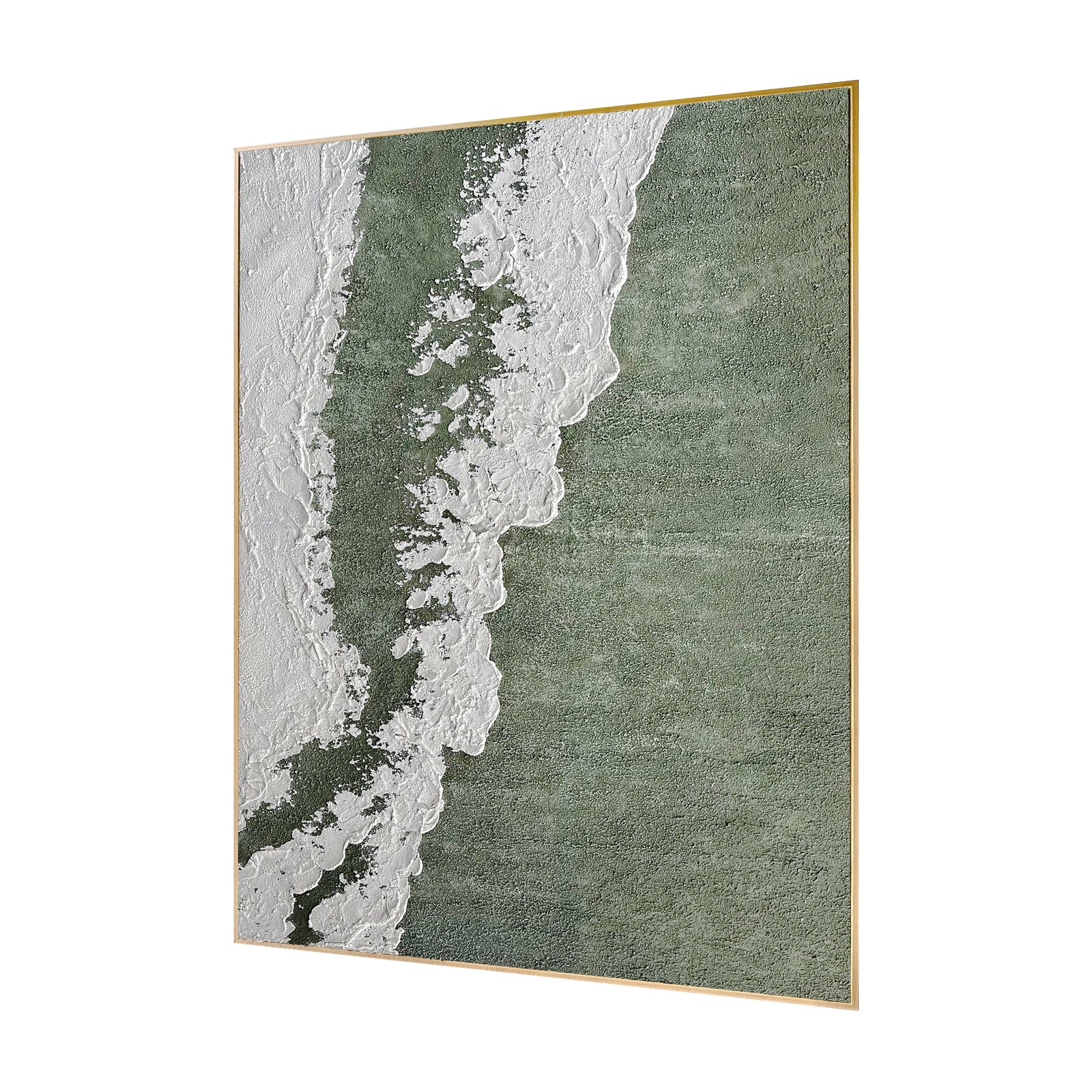Serene 100x150cm Framed Textured Canvas 3D Wall Art - Image 7