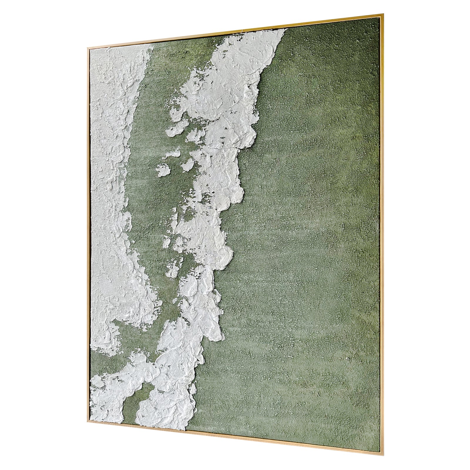 Serene 120x180cm Framed Textured Canvas 3D Wall Art - Image 7