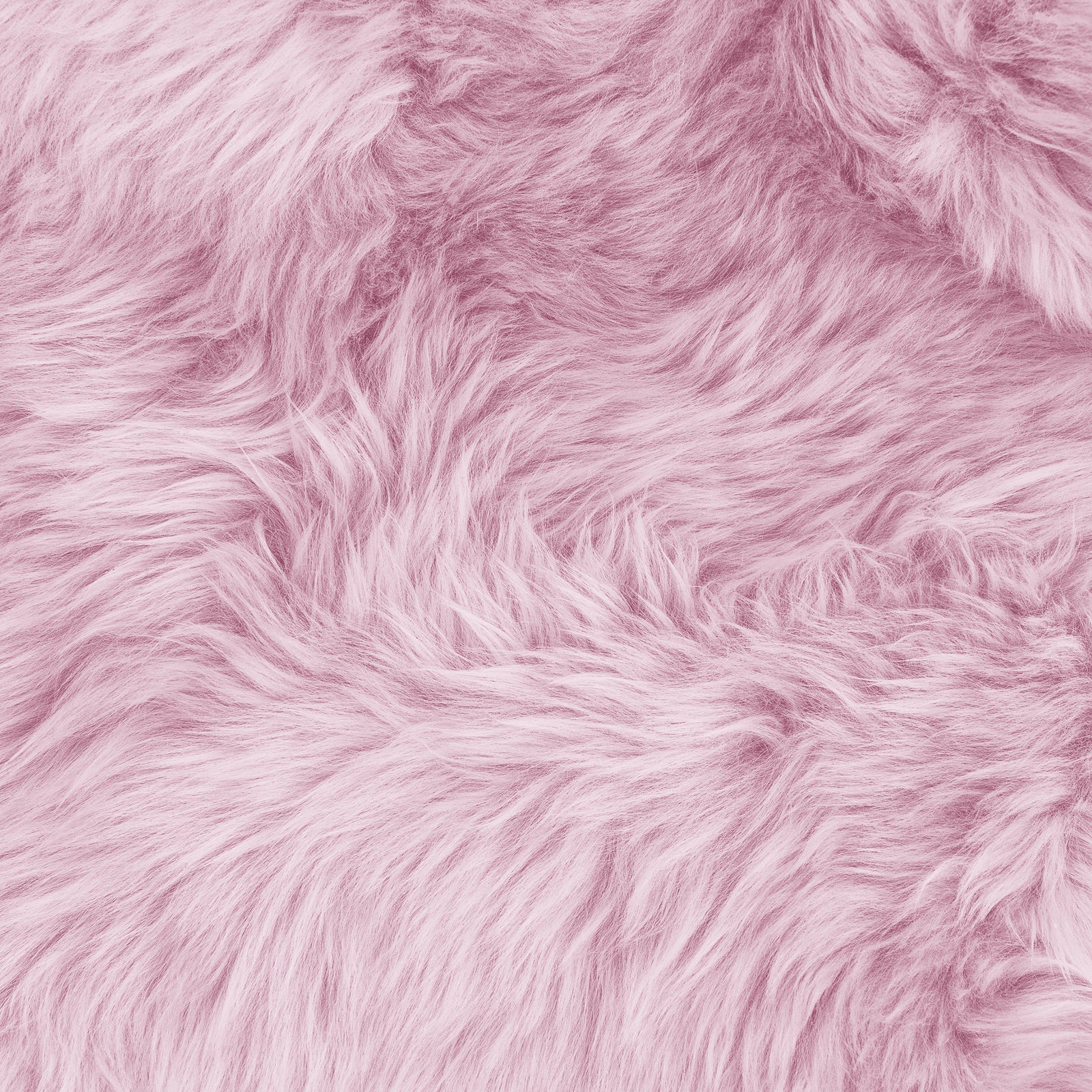 Shaddi 120cm Round Shaggy Soft Fluffy Fur Rug in Pink - Image 5