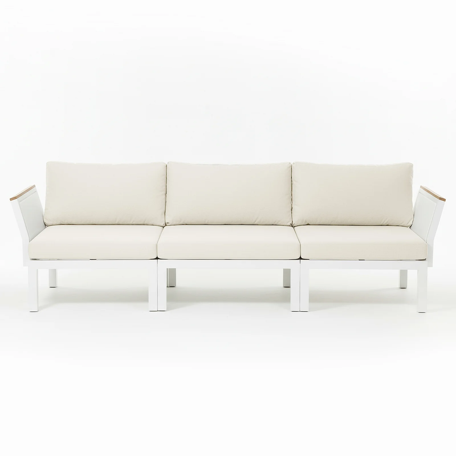 Sierra 5-Seater Outdoor Lounge Set in Beige - Image 11